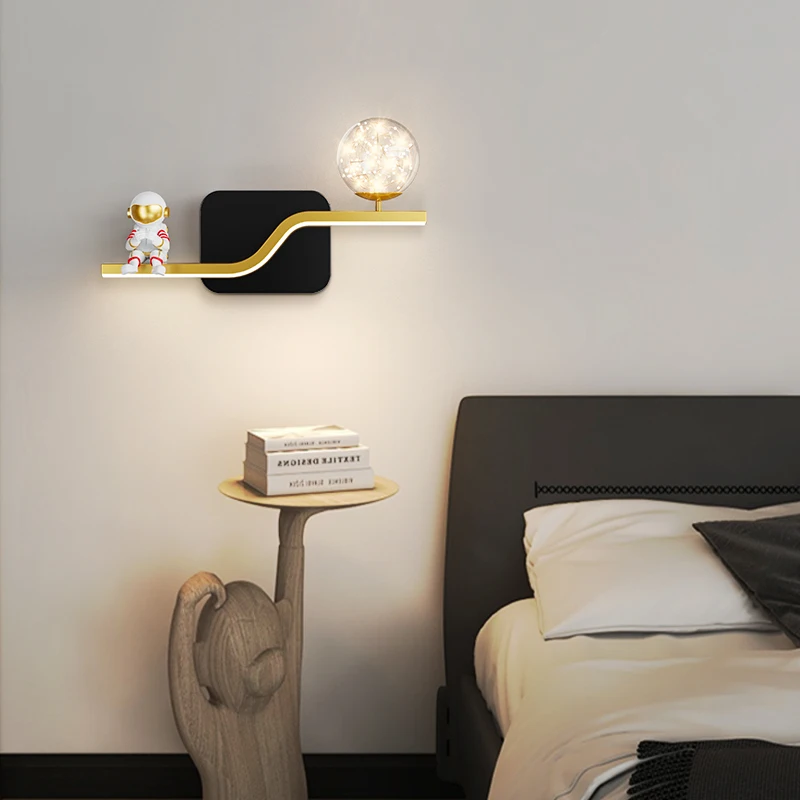 Applique Murale LED Créative pour Chambre d'Enfant, Astronome, Ludéviation, Salon, Allée