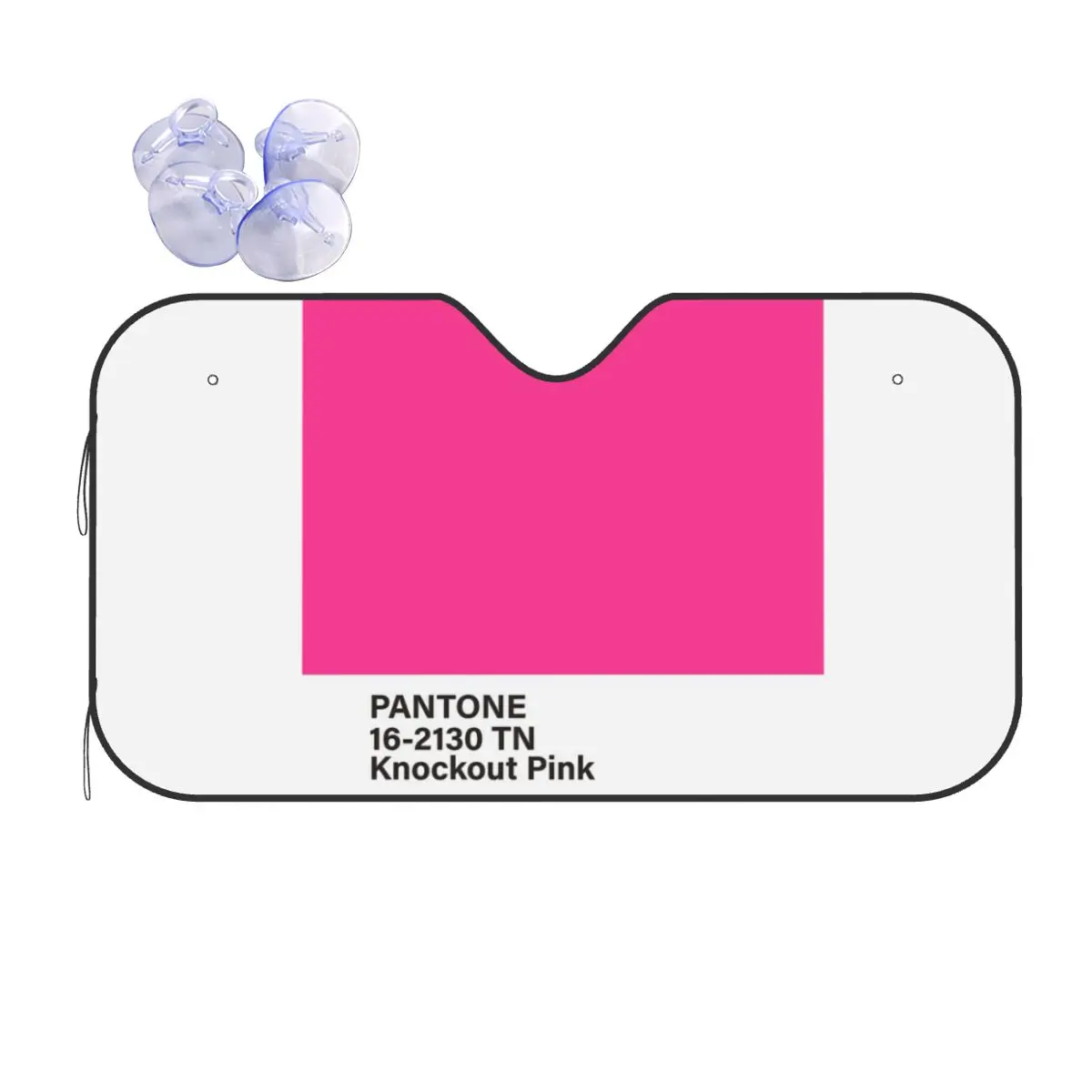 Pantone 16-2130 TN Knockout sombrilla rosa parabrisas delantero de coche ventana parasol accesorios cubiertas