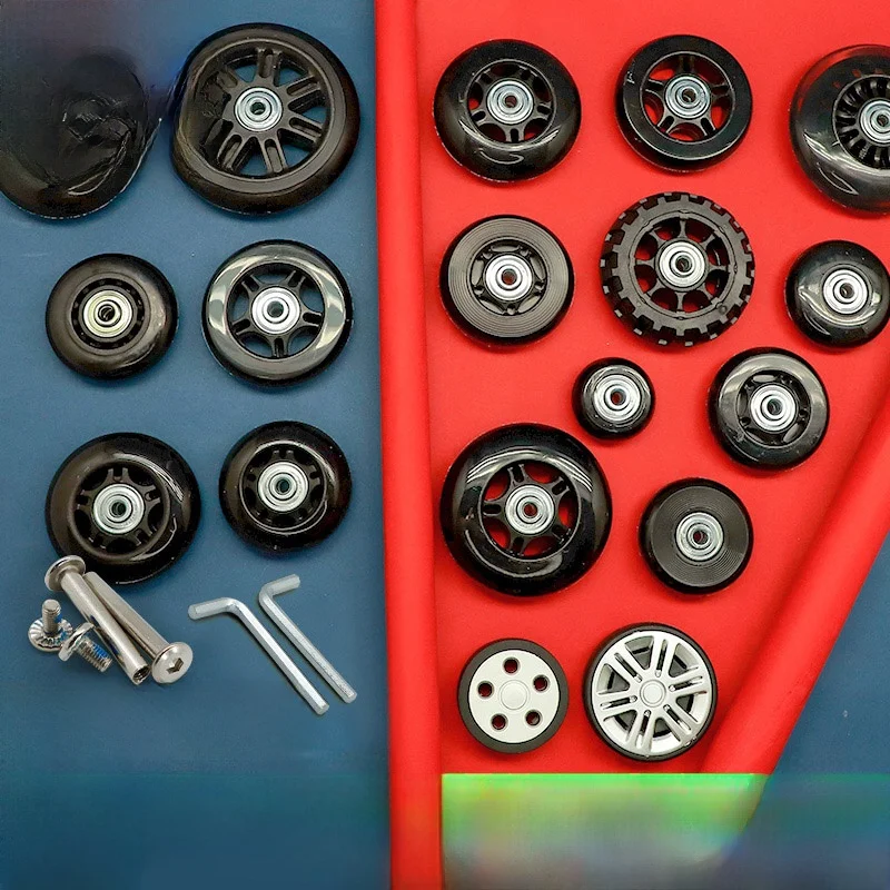 

Universal Travel Luggage Wheel Accessories Suitcase Repair Casters Smooth Rolling Wheels for Carry on Suitcase And Bags