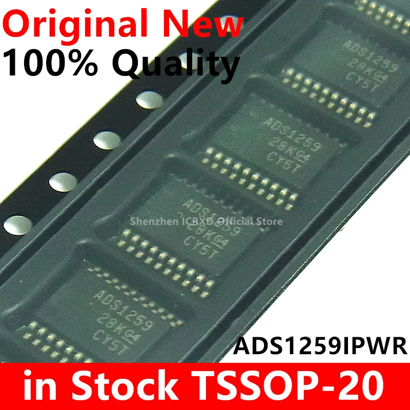 5Pcs-10Pcs/Lot New Original ADS1259IPWR ADS1259 TSSOP-20 24-bit analog-to-digital converter ADC chip