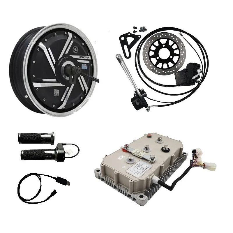 

6000W 13inch Electric Motorcycle Hub Motor Conversion Kits with Kelly Controller KLS7275H