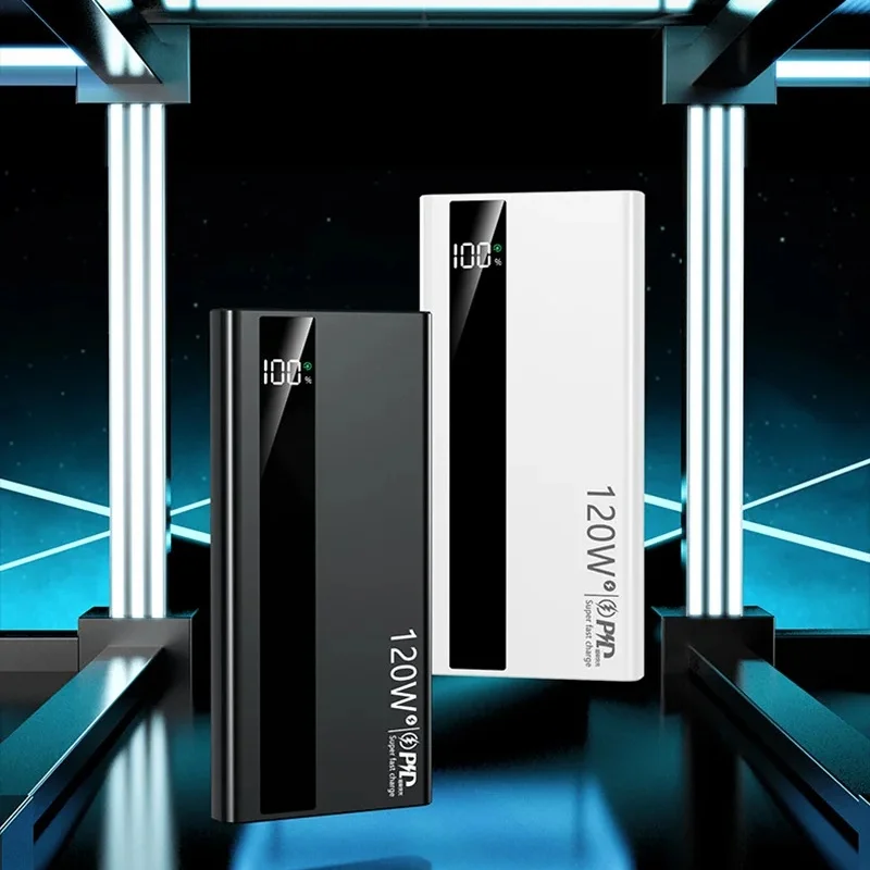 OnePlus 200000mAh 120W Power Bank Batteria di ricarica super veloce Display digitale ad alta capacità Power Bank per Xiaomi Iphone Samsung
