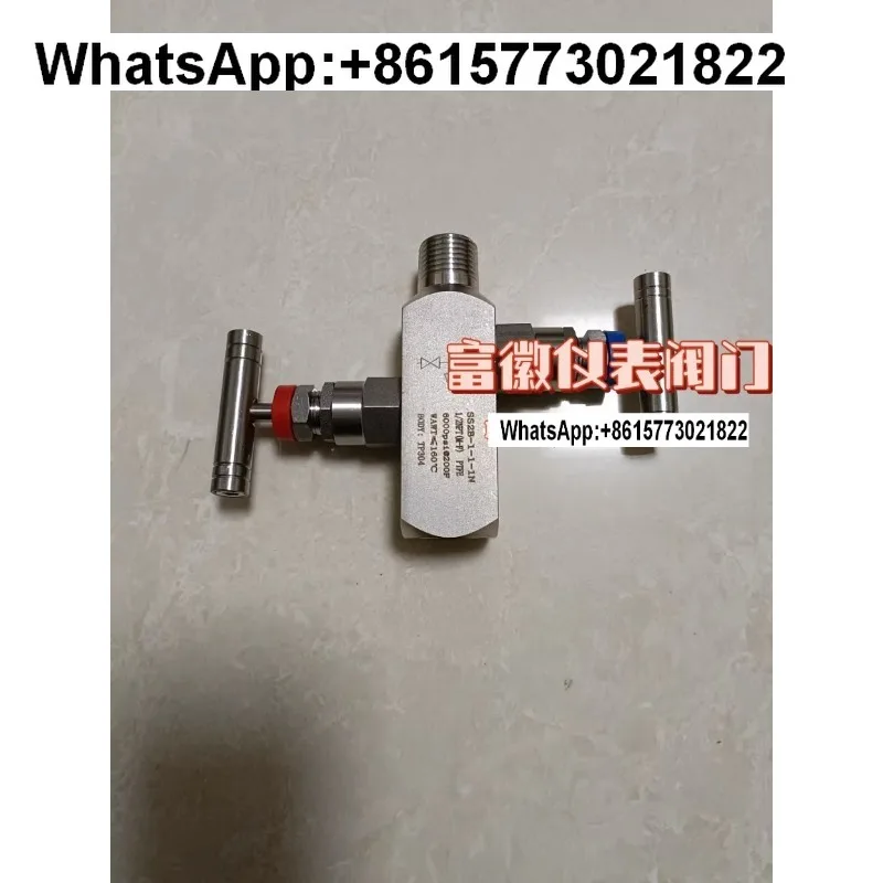 

Нержавеющая сталь/манометр с двумя клапанами