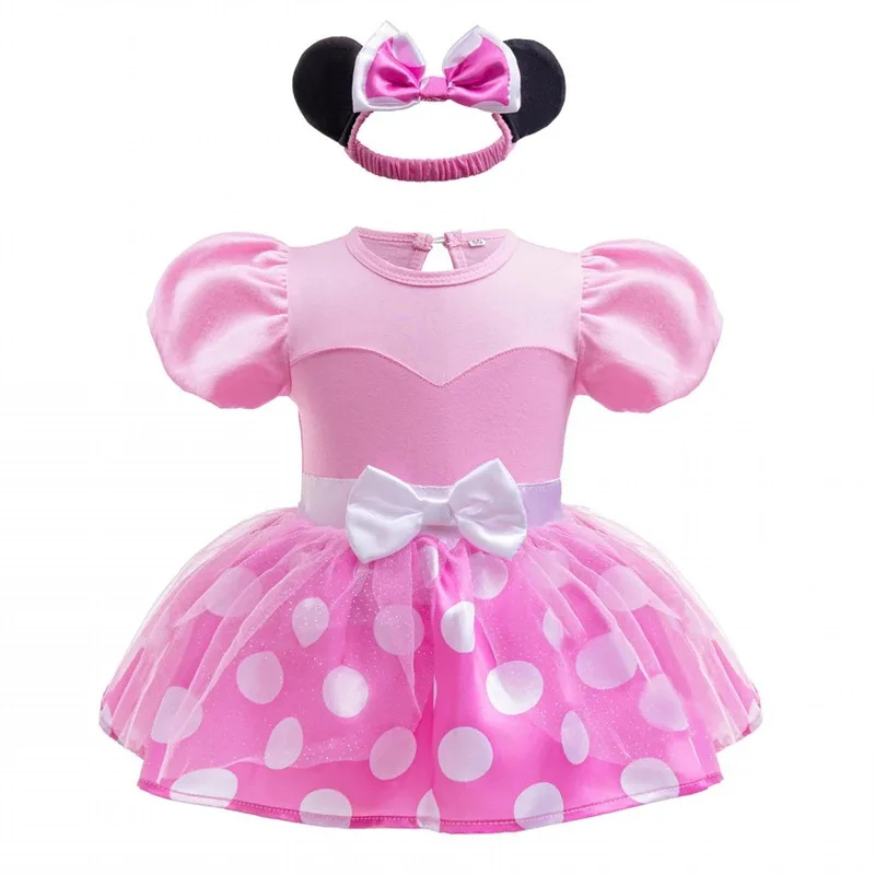 2025 New Fantasy Princess Snow White Belle Baby Romper with Headband Fairy Newborn Jumpsuit Crawling Clothes Infants Bodysuit