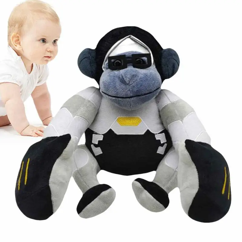 Jumbo Winston Plush Toy Plush Monkey Doll Animation Game Peripheral Filler Doll Children Birthday Holiday Gift Popular Toys 2023