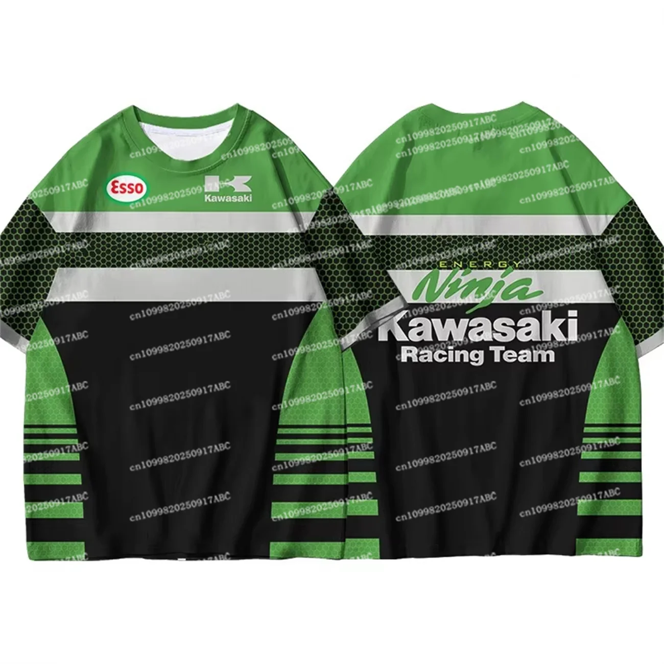 

（Kawasaki ）Men Tshirt Y2K Kawasaki Tshirt Motorcycle 3D Printing Cycling T-Shirt Women's Tshirt Casual Sports Top Man T-Shirt