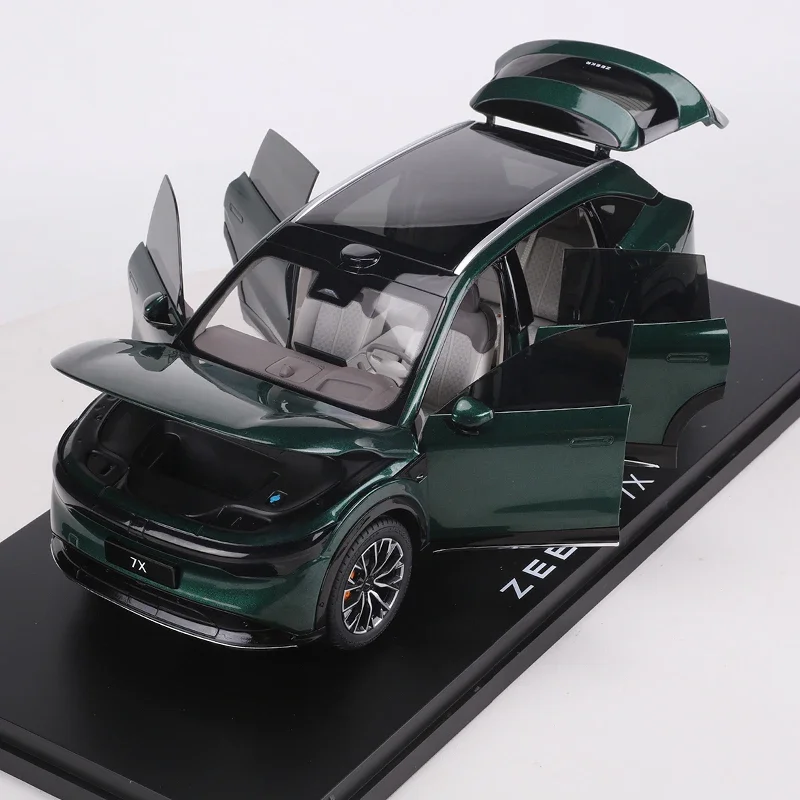 Diecast 1:18 ZEEKR 7X Alloy Model Car Vehicle Car Model High Simulation Collection Gift