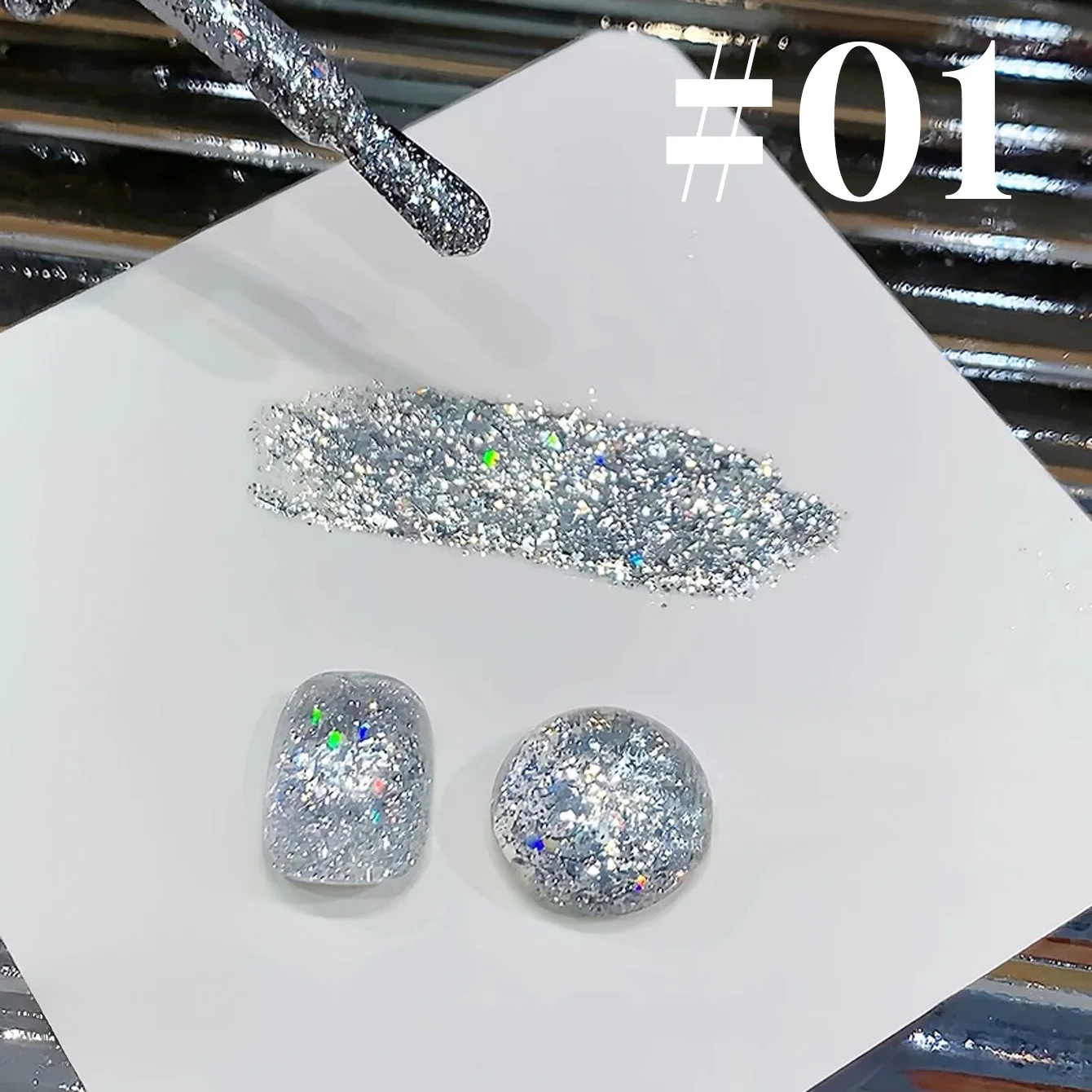 1-12 pçs pk estrela segurando lua arte do prego 2025 popular branqueamento destaque gel halloween platina quebrado diamante gel unha polonês