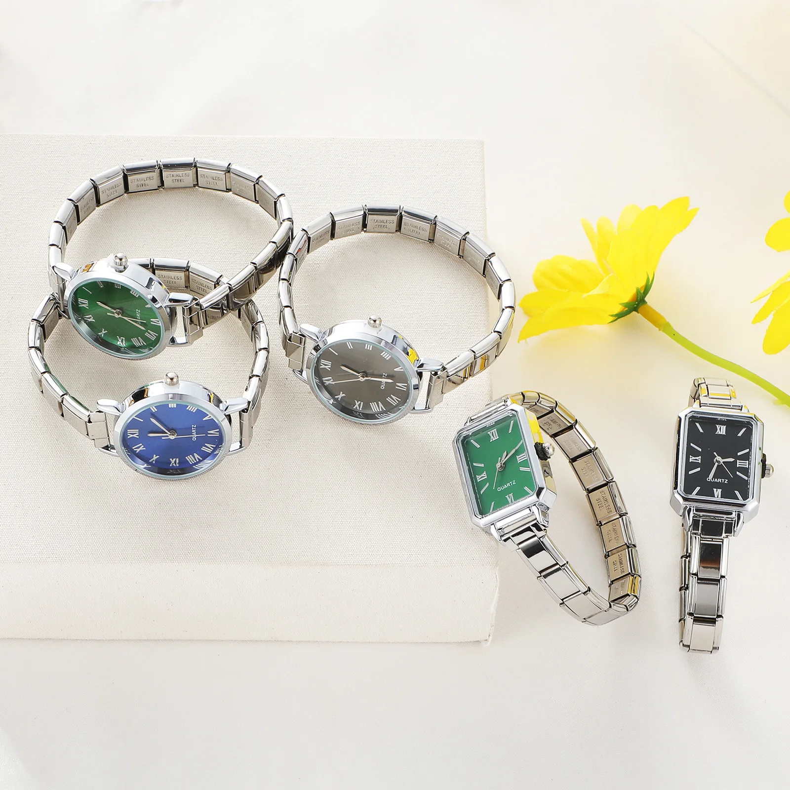 New Stainless Steel Square Rou - Jewelry Type Watches review and price
