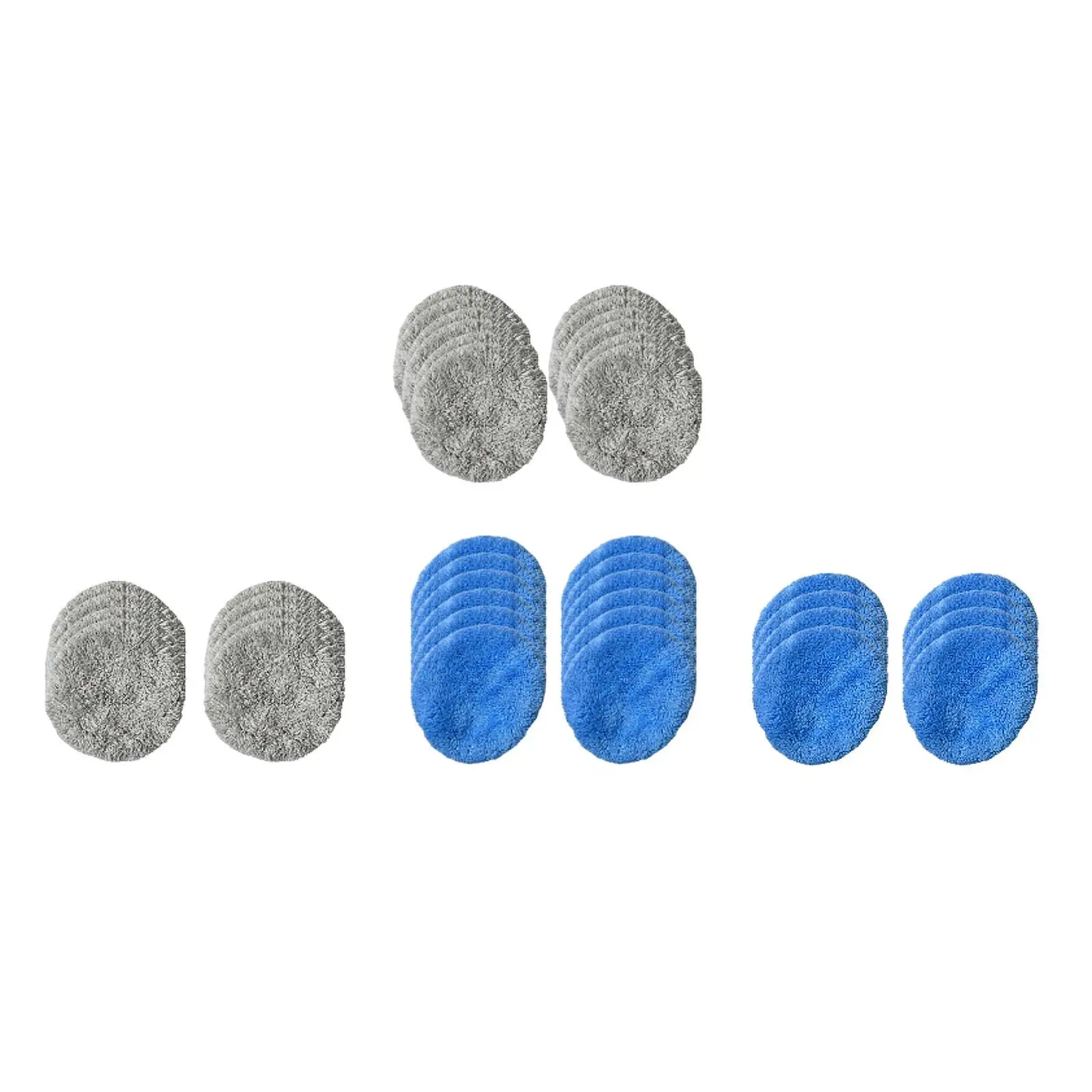 

12x Replacement Pads for Window Cleaning Robot Easy to Clean Window Cleaner Round Cleaning Cloth Microfiber Cloth Cleaning Pad