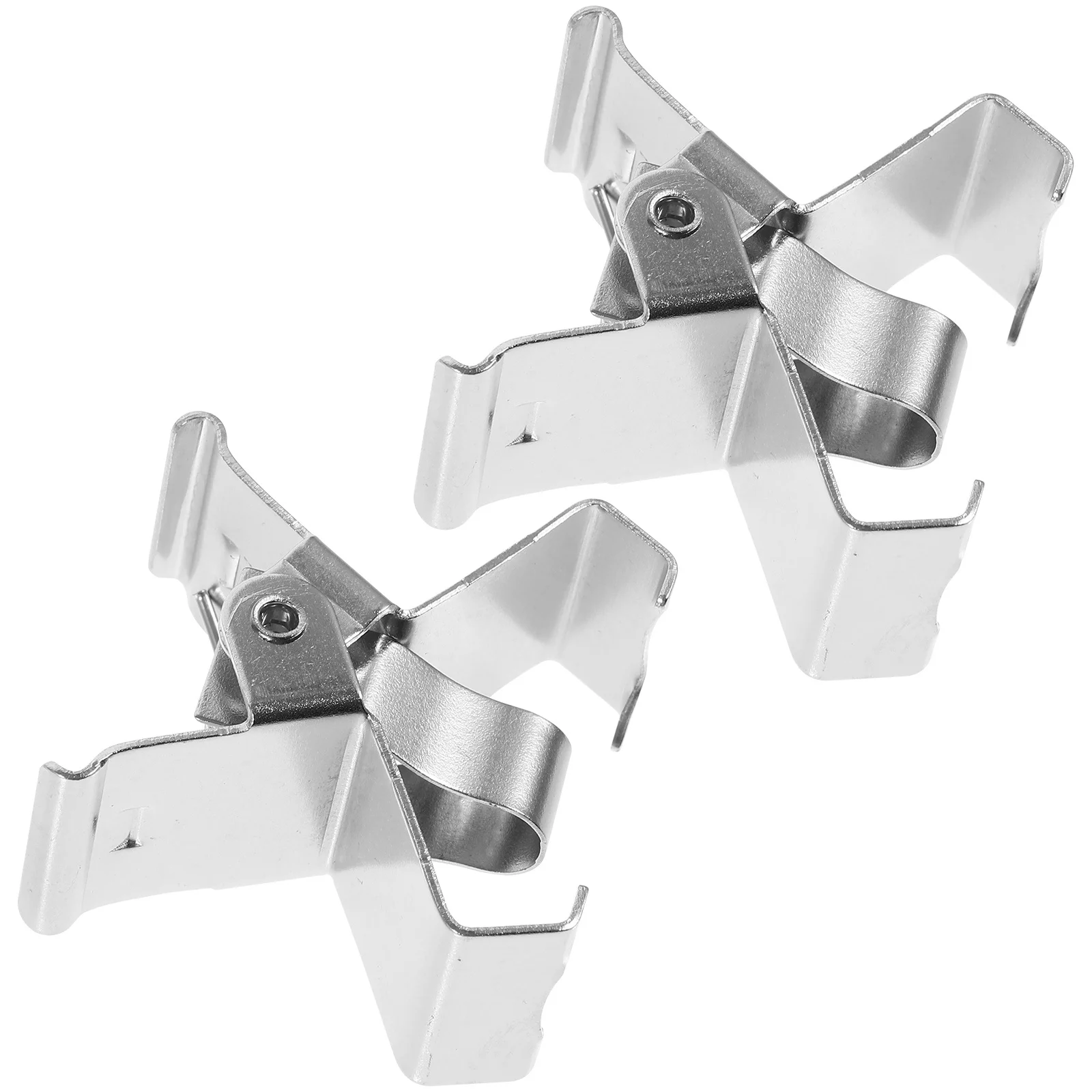

2Pcs Stainless Steel Oil Painting Clips Metal Frame Holder for Canvas Separating Clip Wear-Resistant Art Supplies