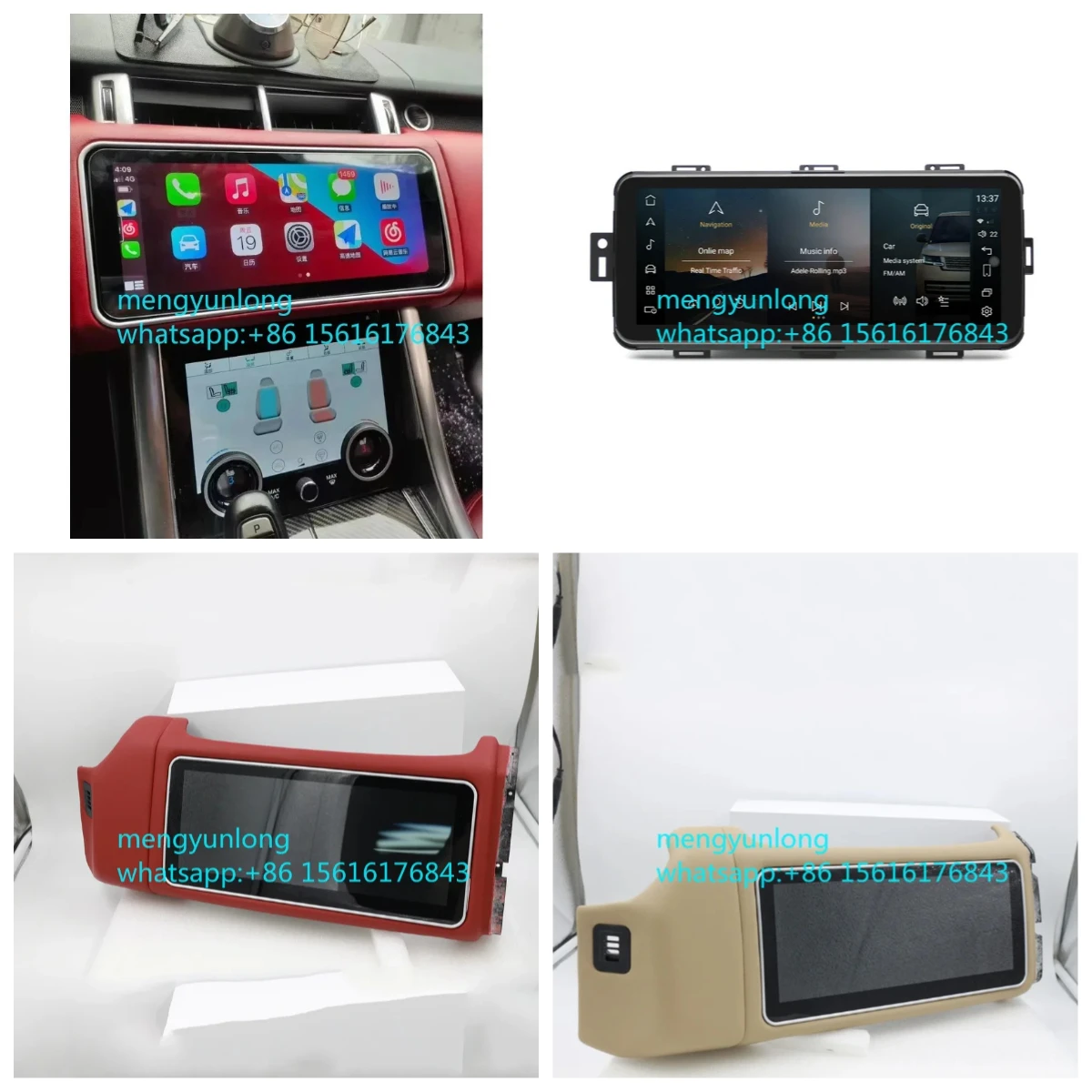 Bestselling products：2023 Car Accessories 12.3 Inch Android 8 Core Car Upgrade Interior Kits Radio Navigation for Range Rove