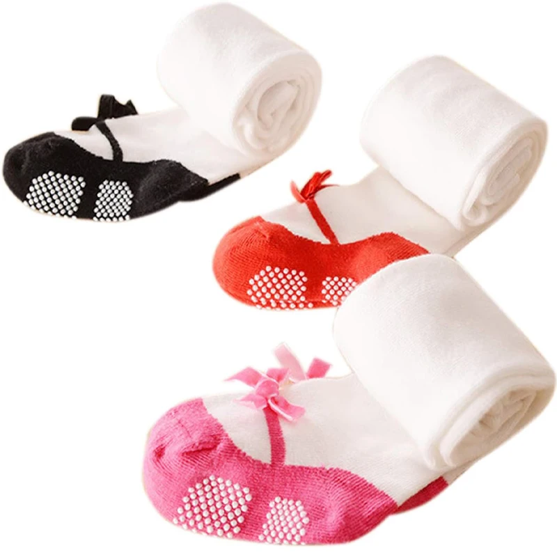 0-12M/12-24M/24-36M Antislip 0-3 Jaar Baby Meisjes Panty Pasgeboren Katoenen Strik Antislip Peuter Meisjes Baby Legging Voor De Lente