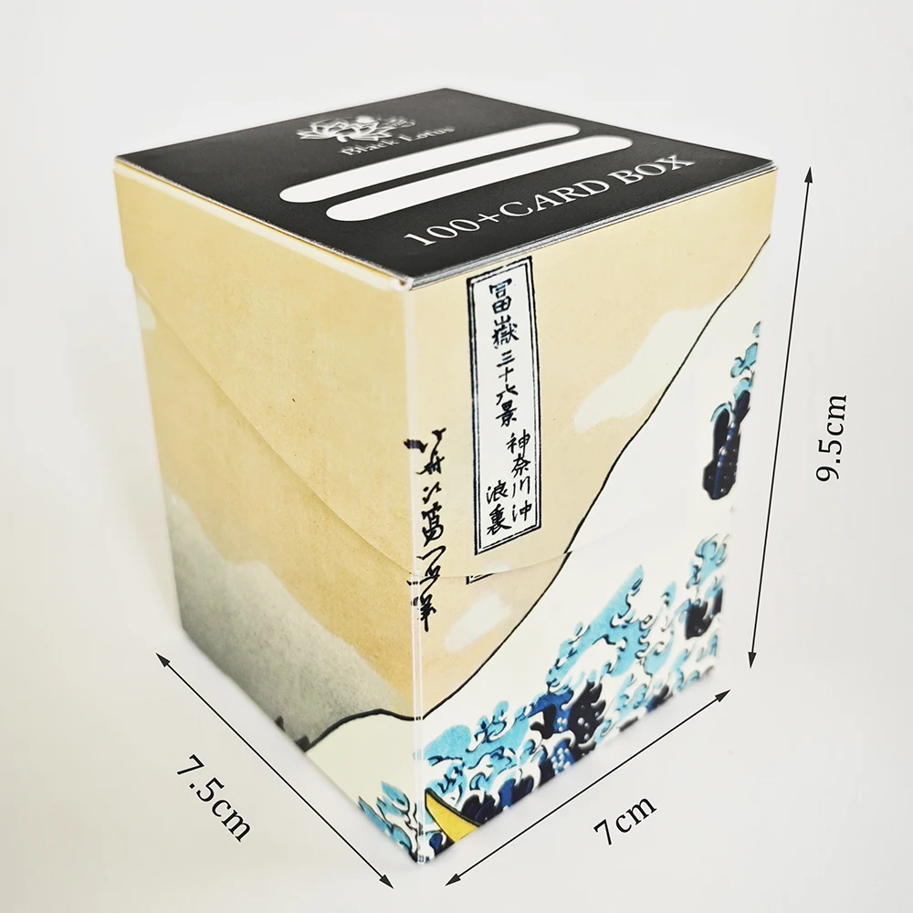 The Great Wave Card Storage Case-Protect&Store Valuable Cards 100+,Flip-Top Closure, Waterproof-Great Christmas Halloween Gifts