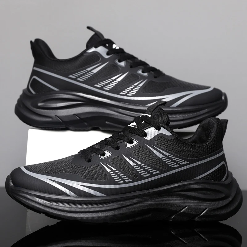 

Новая мужская обувь, обувь на толстой подошве, спортивная обувь с сетчатой подошвой, противоскользящая одежда, повседневная обувь большого размера