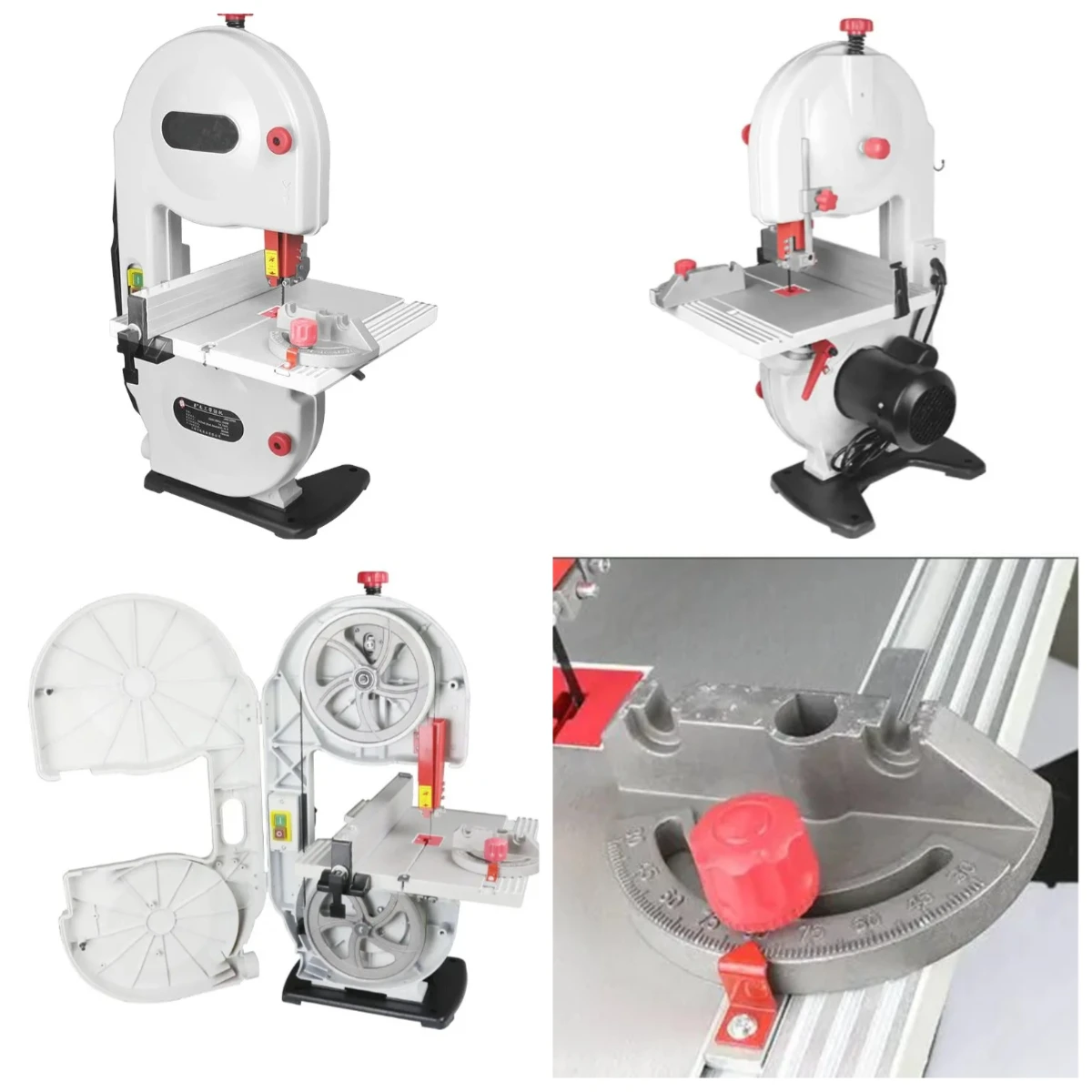 Gold Seller Small Household Woodworking 8 Inch Vertical Pure Copper Motor Band Saw Metal Band Saw Machine
