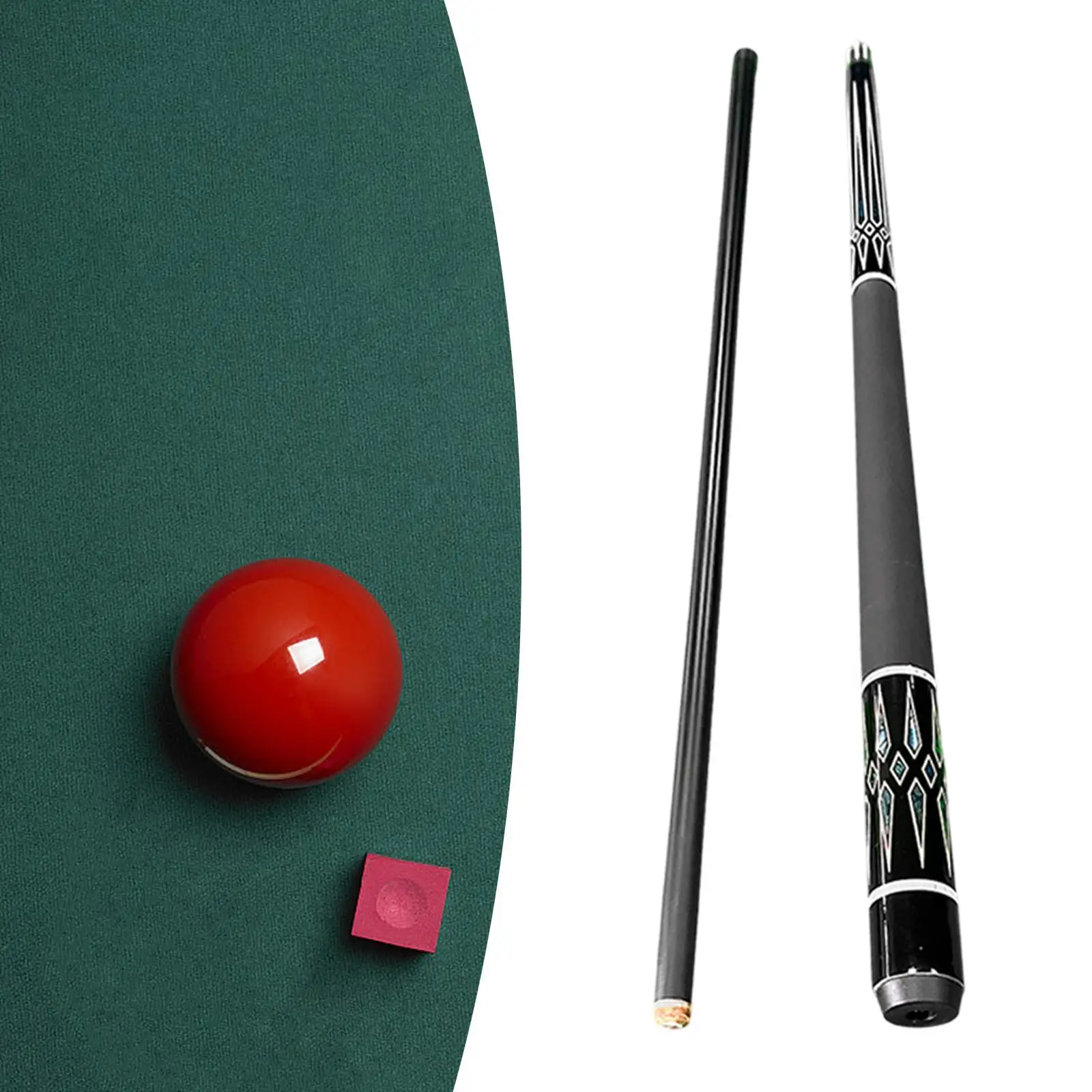 Pool-Queue-Stick, Billardstab, 57 Zoll, Fiberglas, Billard, 1/2 geteilt, für Anfänger, Männer, Frauen, Anfänger, Poolspiel, Wettbewerb