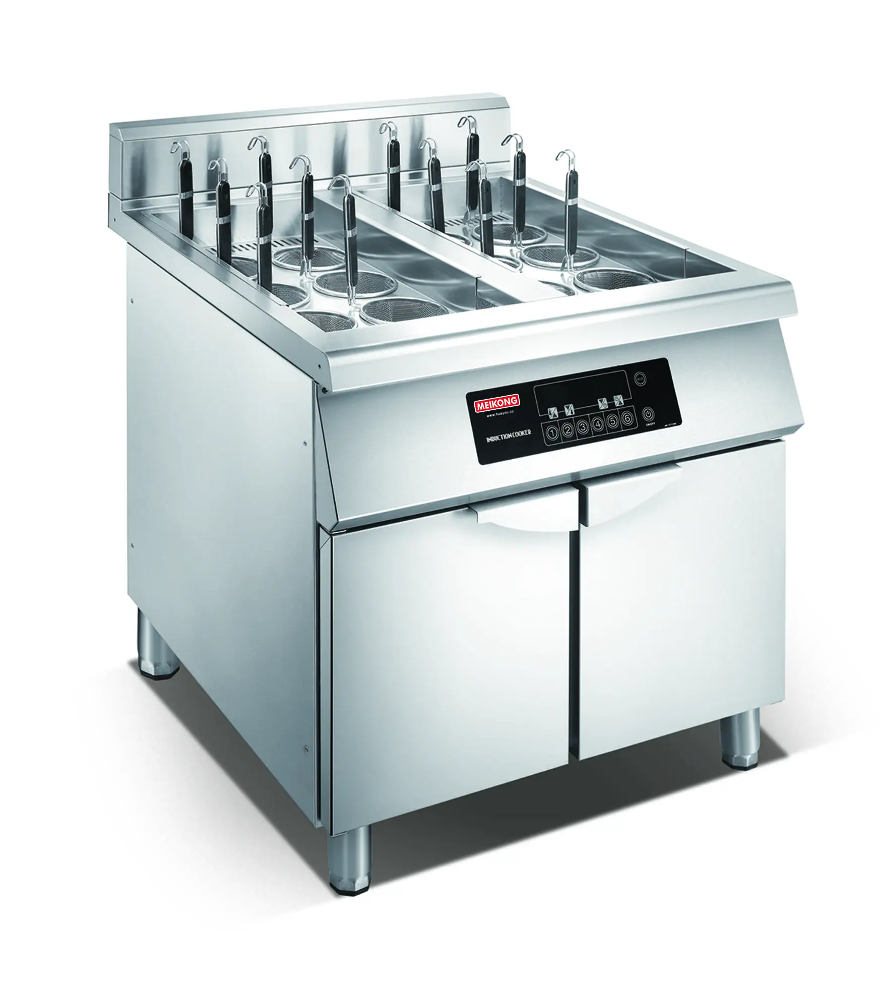 12-Basket Noodle Cooking Machine For Restaurant And Hotel Usage