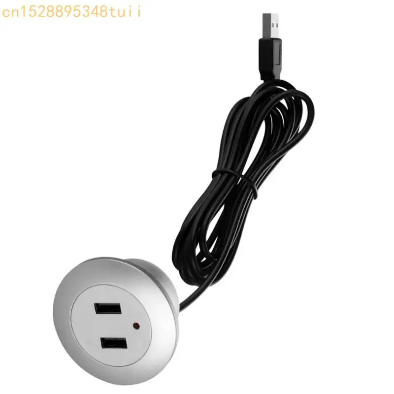 Y4QF wielokrotne portowe menedżer kablowych do otworów USB wbudowany do sofy na pulpicie