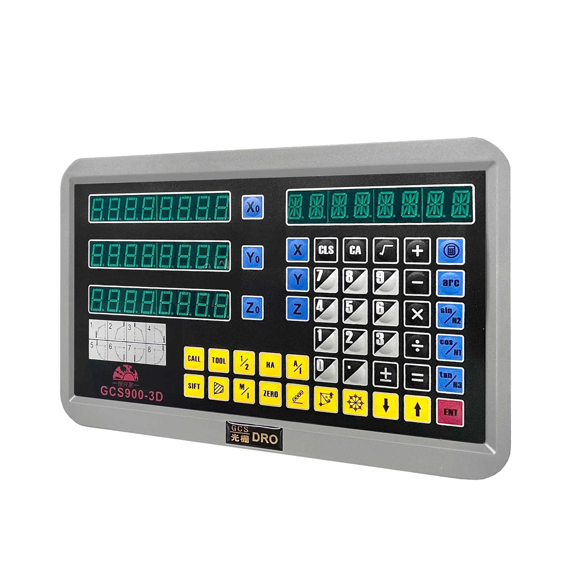 Imagem -04 - Hxx-dro Display de Readout Digital Ttl Fro Escala Linear Fresagem Torno Máquinas Cnc Boring Eixos Eixos Gcs9002d Gcs9003d