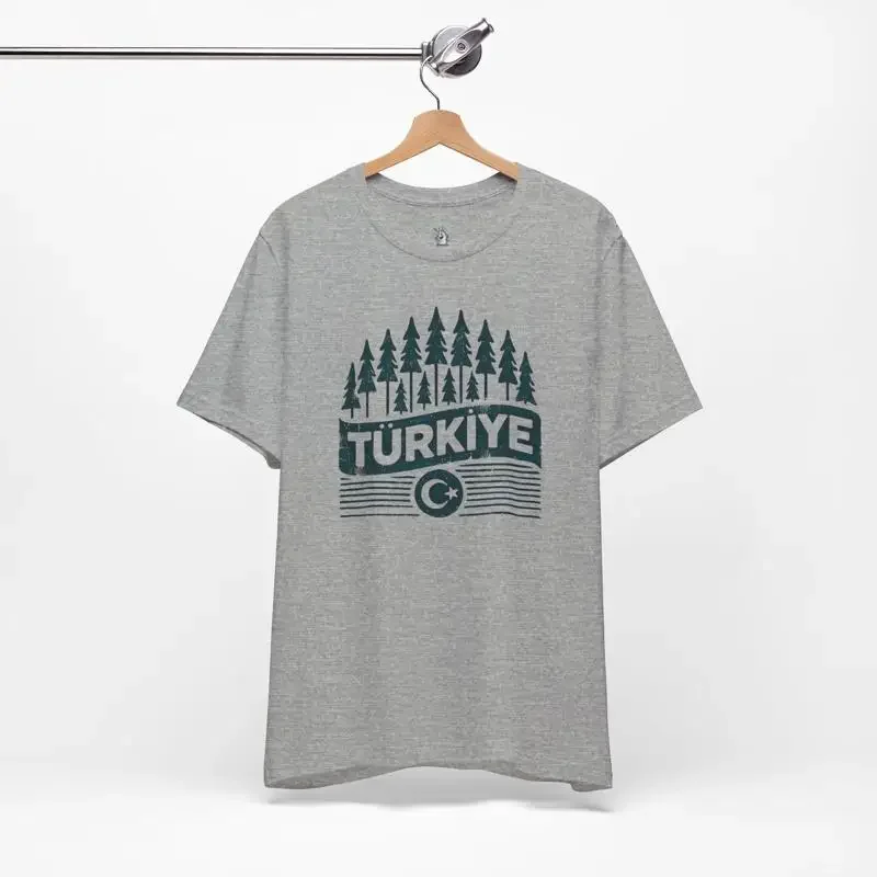 Vintage Türkiye T Shirt Nature Lover's Travel Hiking Apparel Casual Wear Stylish Retro Turkey Turkish Heritage