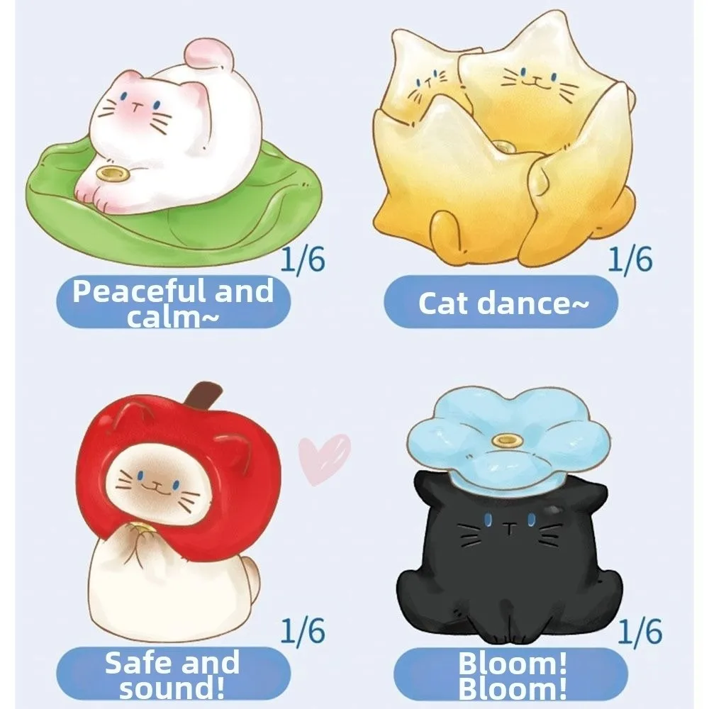 Fun Gifts Resin Cat Figurine Mini Creative Incense Stick Stand Leisure Cute Kitten Figurine Office