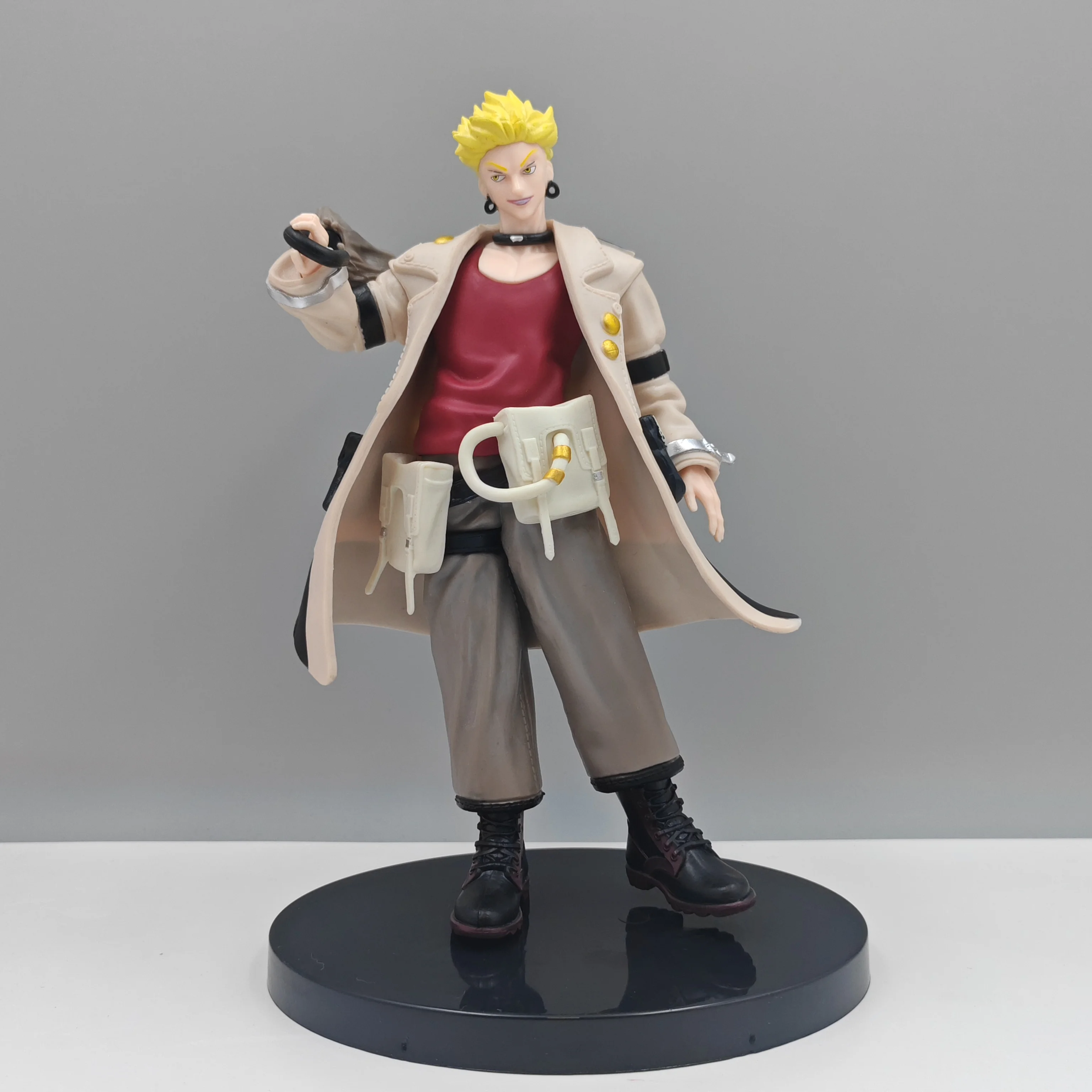 GACHIAKUTA 収集アニメフィギュア Enjin フィギュアウインドブレーカー & 傘人形 22 センチメートルモデルの装飾アクションフィギュアのおもちゃ子供クリスマス