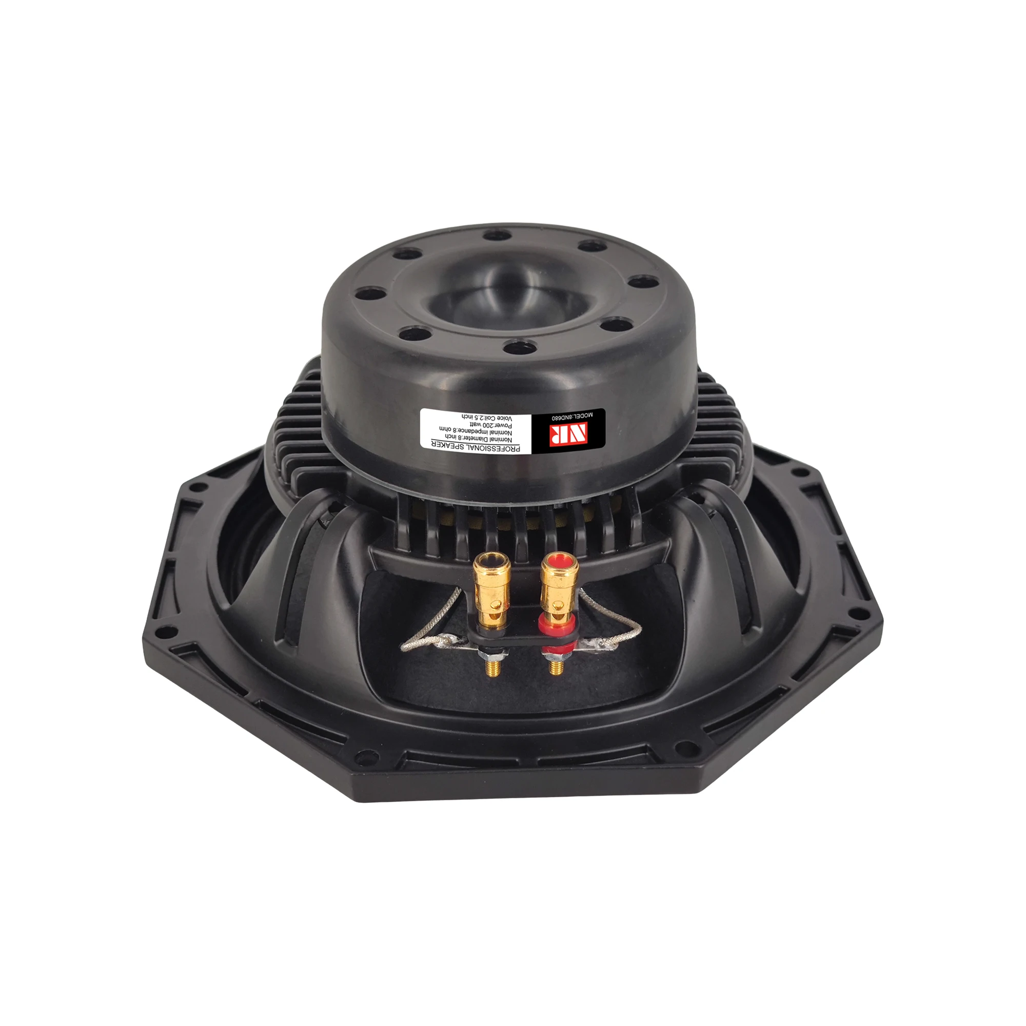 8 Inch Neodymium Midrange Speaker 200 Watts Outdoor Professional PA Line-array Loudspeaker With Metal Shell
