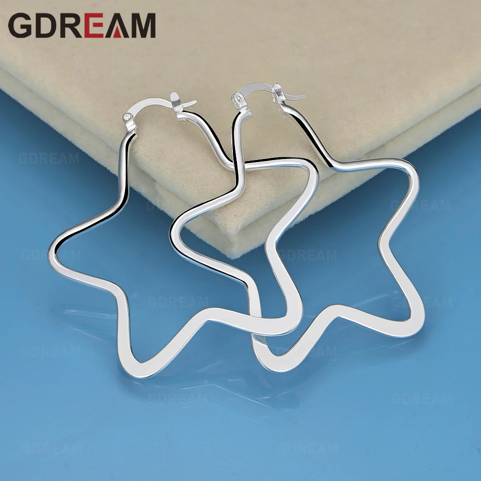 

GDREAM 925 Sterling Silver Star Earrings Accessories Light Luxury Niche Women'S Valentine'S Day Gift Jewelry