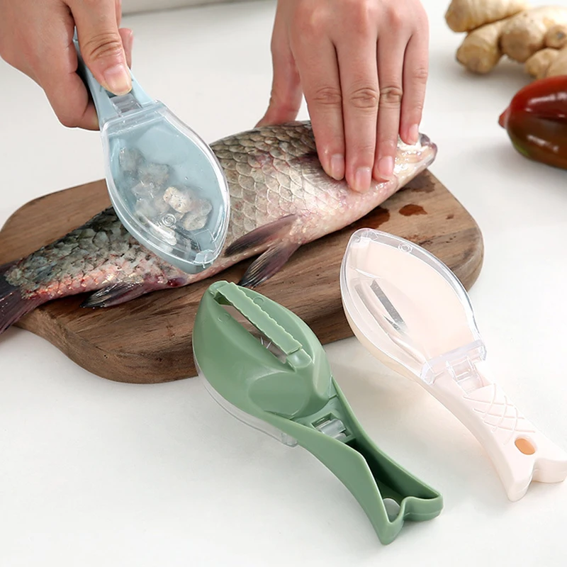 

New Kitchen Accessories Cozinha Fish Scale Remover Knife Cleaning Peeler Practical Kitchen Supplies Cooking Home Gadgets