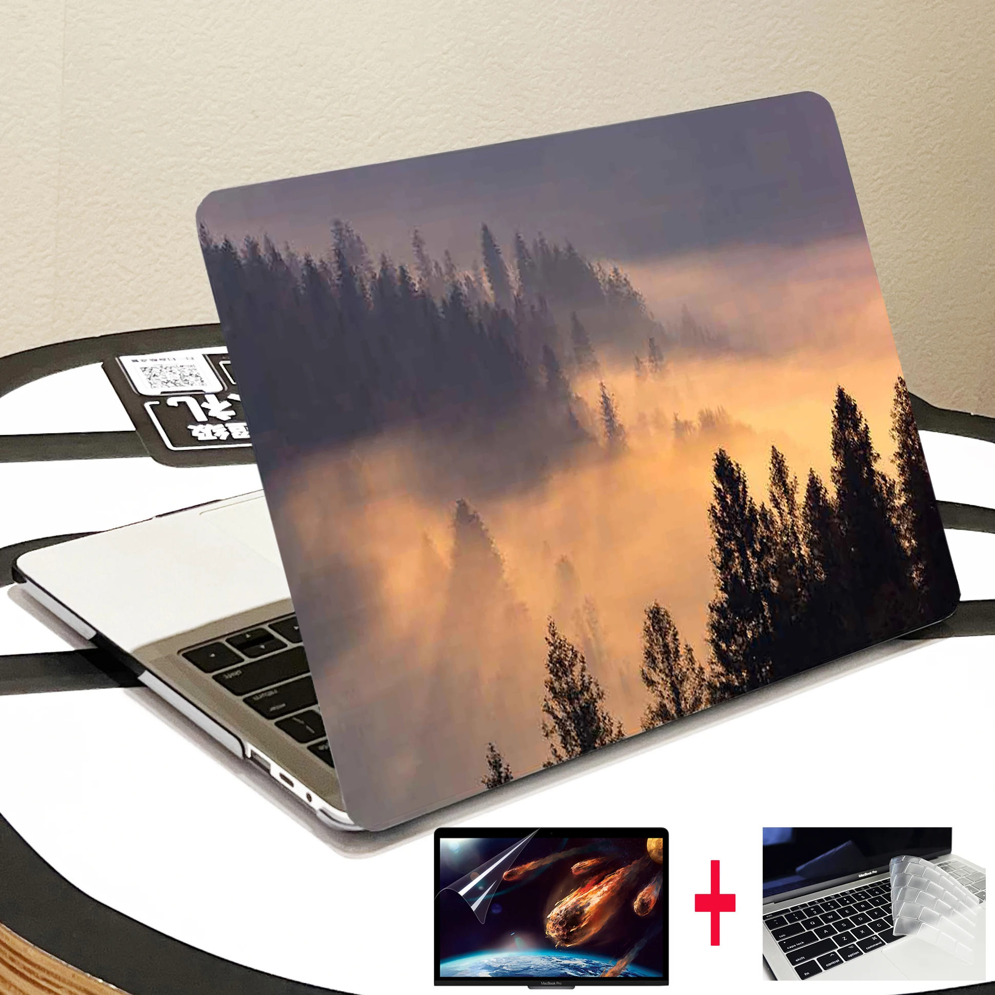 

New Hard Laptop Case For Macbook Pro Air 11 12 13 14 15 16 inch case For Mac Air M1 M2 Chip 13 15 A2681 A2337 A2179 A2941 Cover