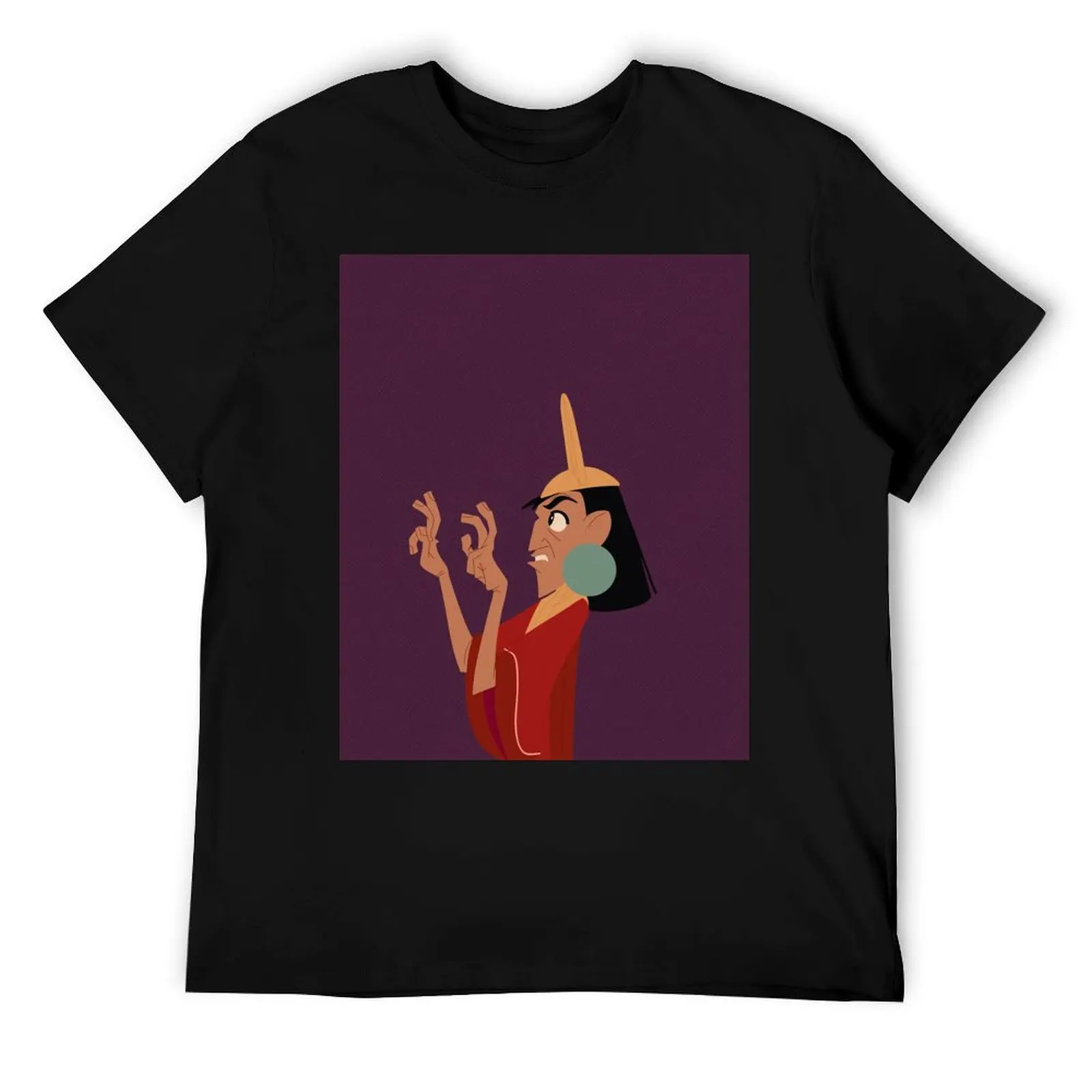 

Kuzco T-Shirt anime t shirts for man t shirt men 100% cotton luxury brand man graphic t shirt T-Shirt