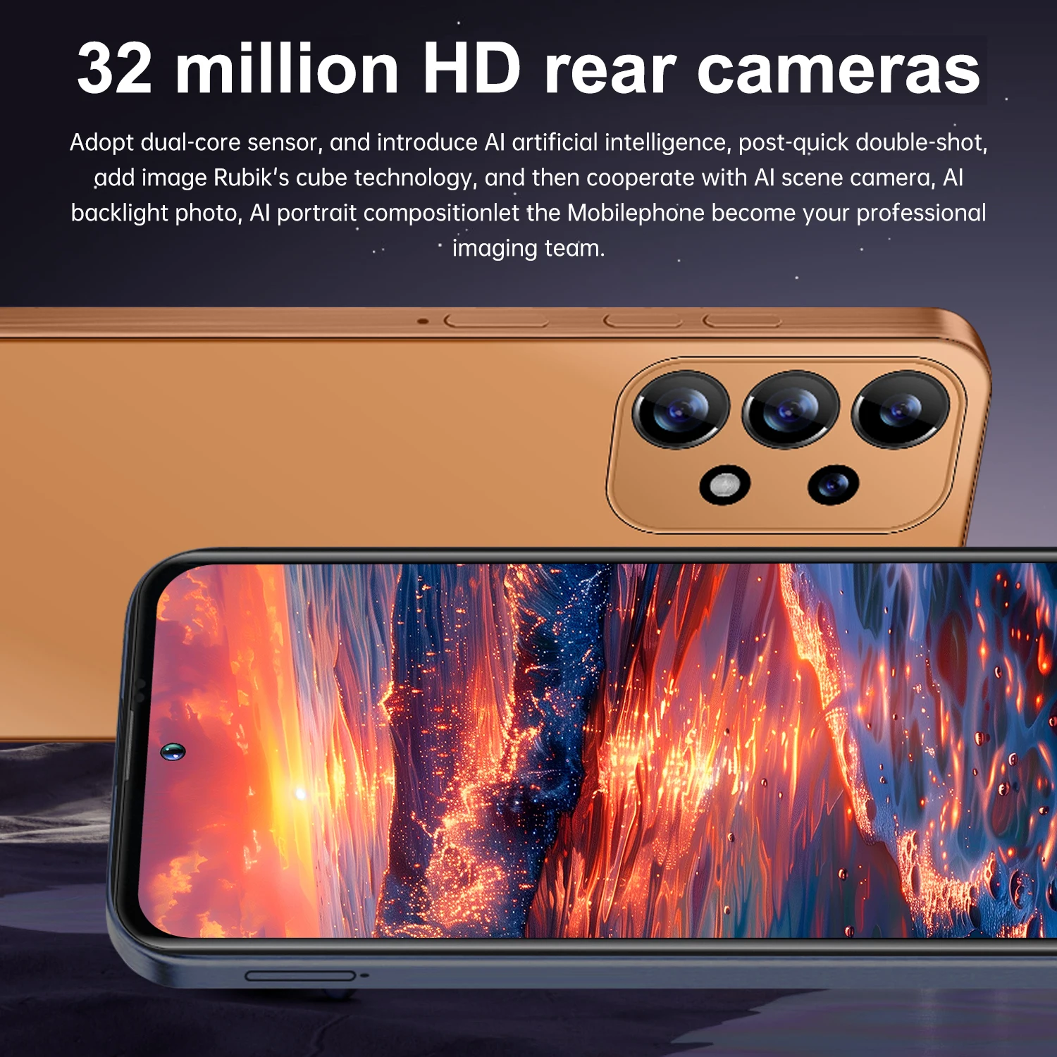 FUFFI-X6 Pro,Smartphone Android,6.8 inch,8+256GB ROM,Mobile phones 6800mah Battery,Dual SIM,Google Play Store Cell phones