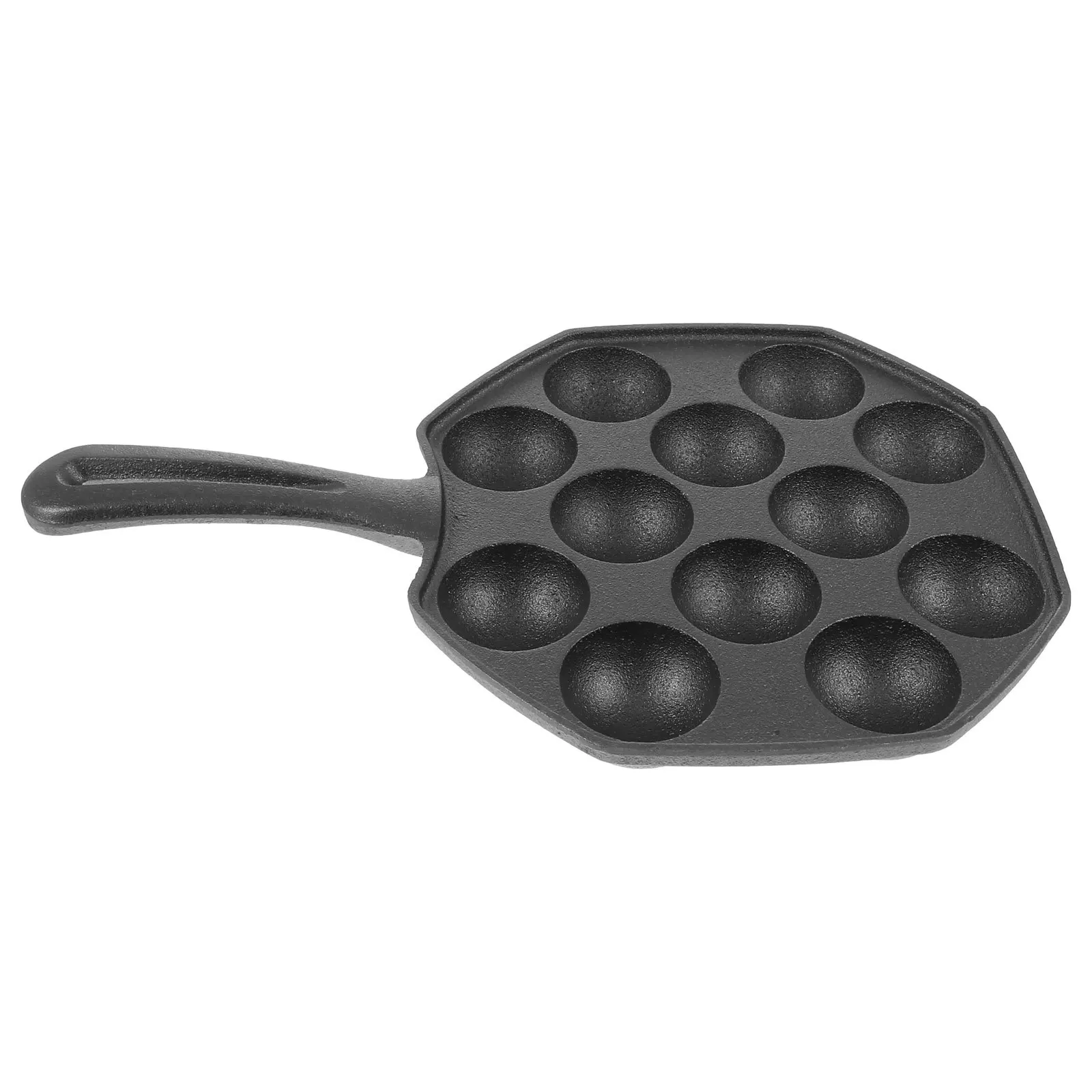 

1Pcs Takoyaki Mold Black Rust-Proof Baking Pan Non-Stick Even Heating Kitchen Supply Takoyaki Baking Pan