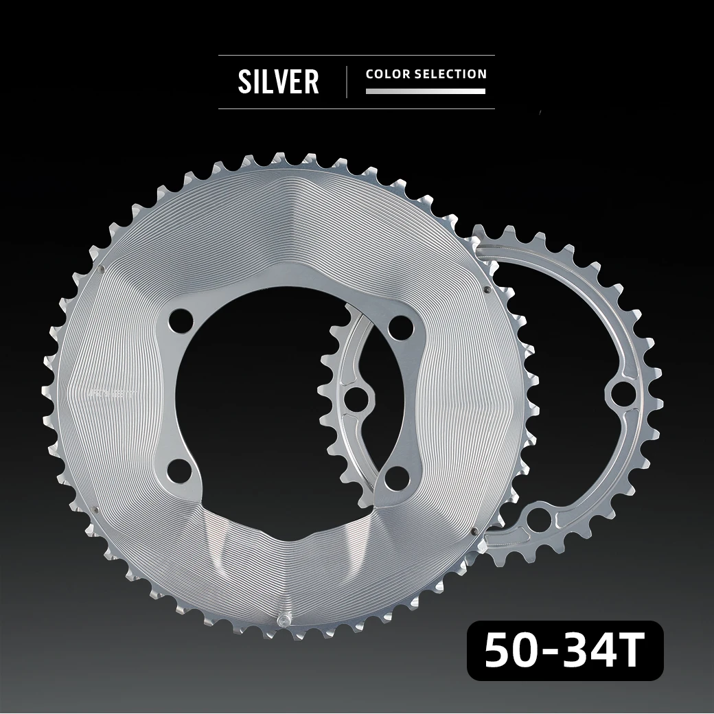 RYET エアロロードバイクチェーンリング 50-34T 52-36T 54-40T シマノ