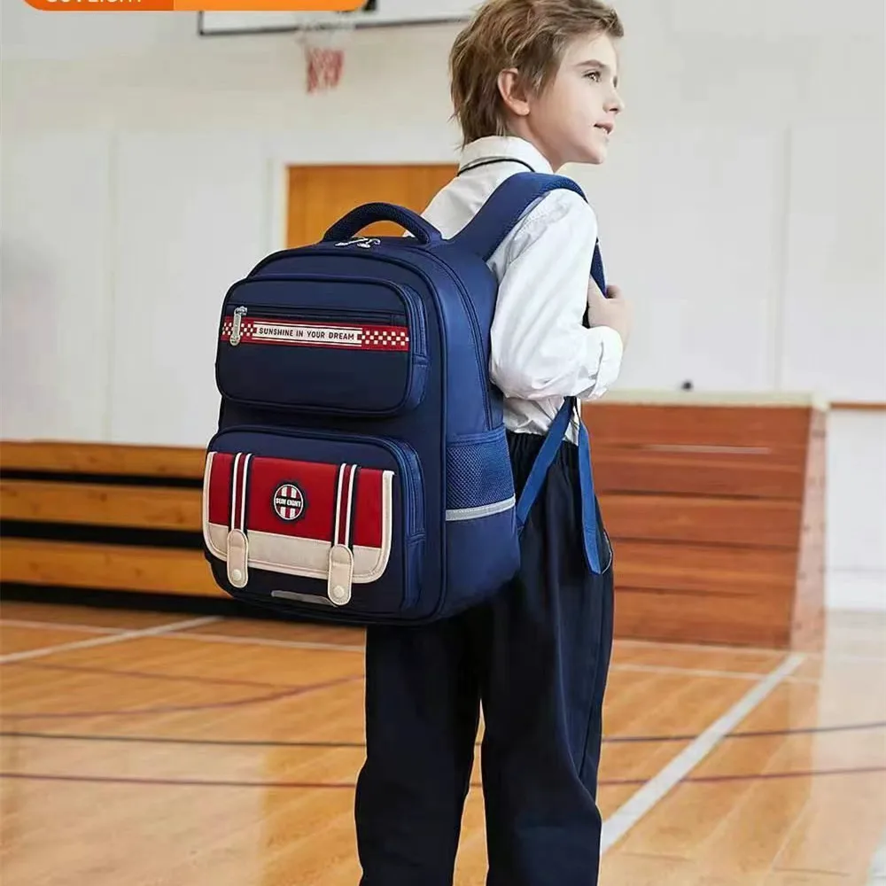 2025 New Boys Girls Student Backpack Grade 1-3 School Bag Large Capacity Orthopedic Backpack Water Proof Light Mochilas