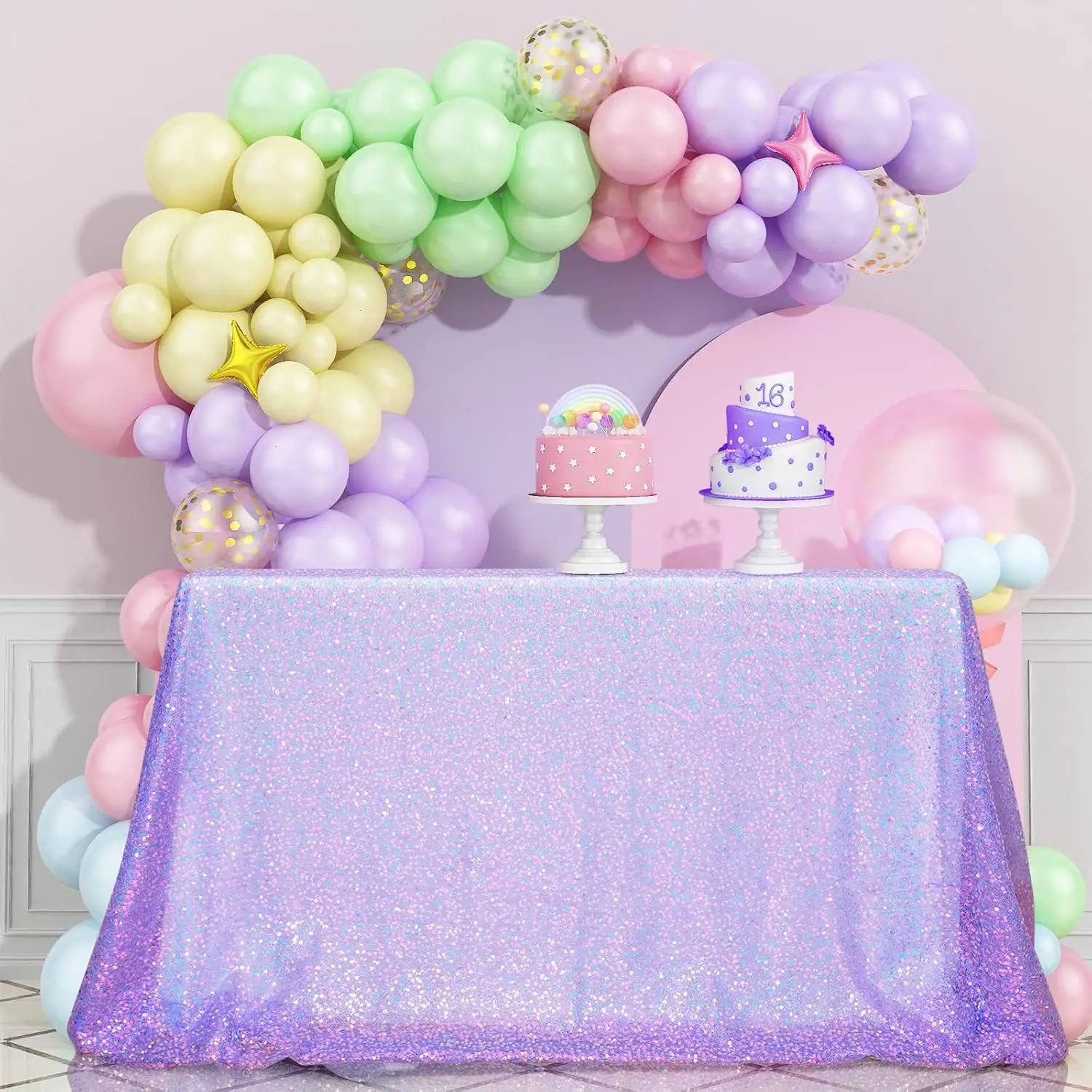 Mermaid Glitter Sequin Tablecloth Table Runner Girls For Baby Shower Birthday Party Wedding Holiday Decoration Table Cloth