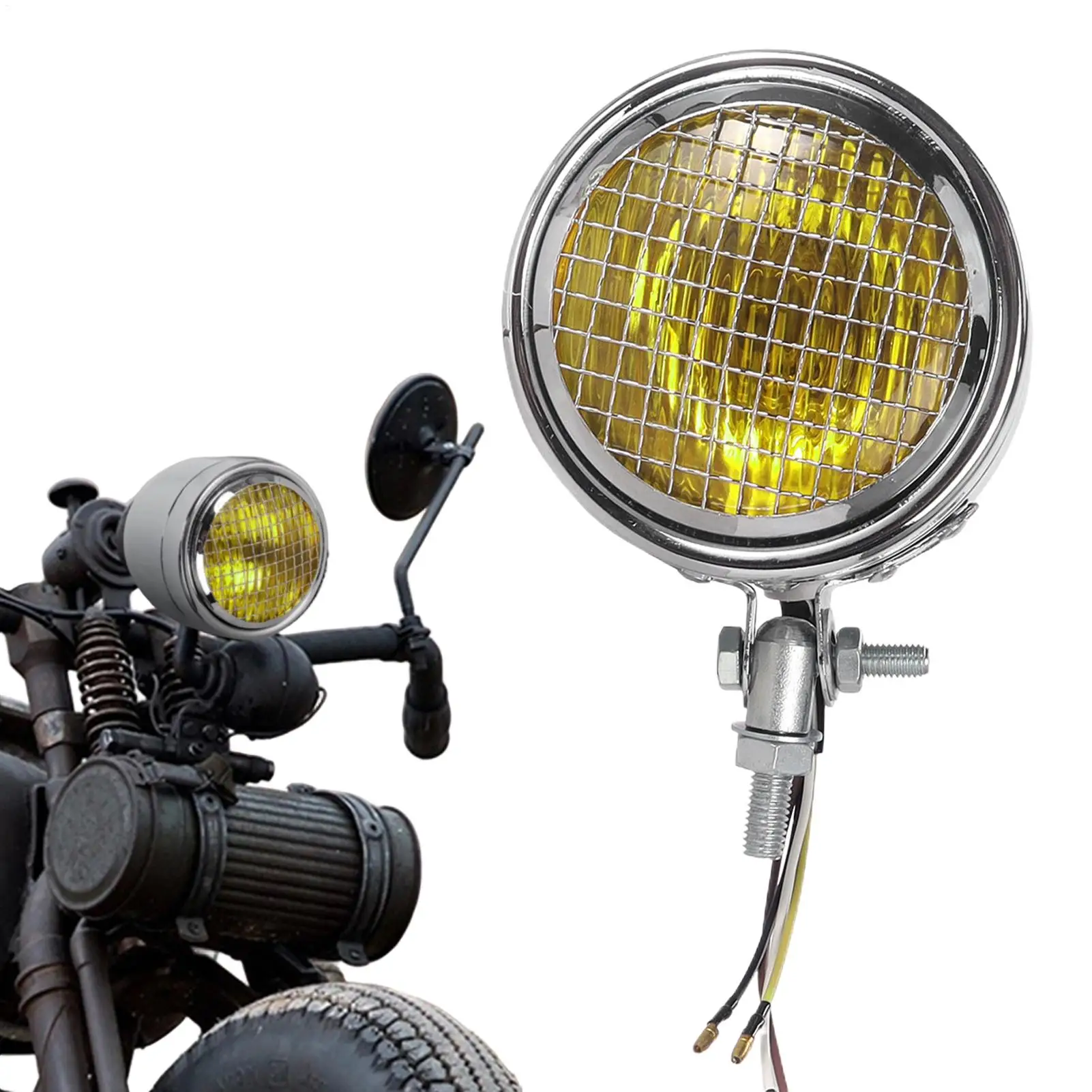 Motorcycle Driving Lights Vintage Long Lasting High Visibility Restoration Lamp Bright Motorcycle Headlight For Bike Riding
