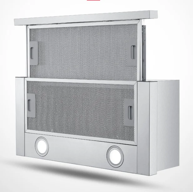 900CFM High Power Kitchen Hood Commercial - Stainless Steel Range Hoods with Heat Auto-Clean System Built-in Hood Slim Concealed