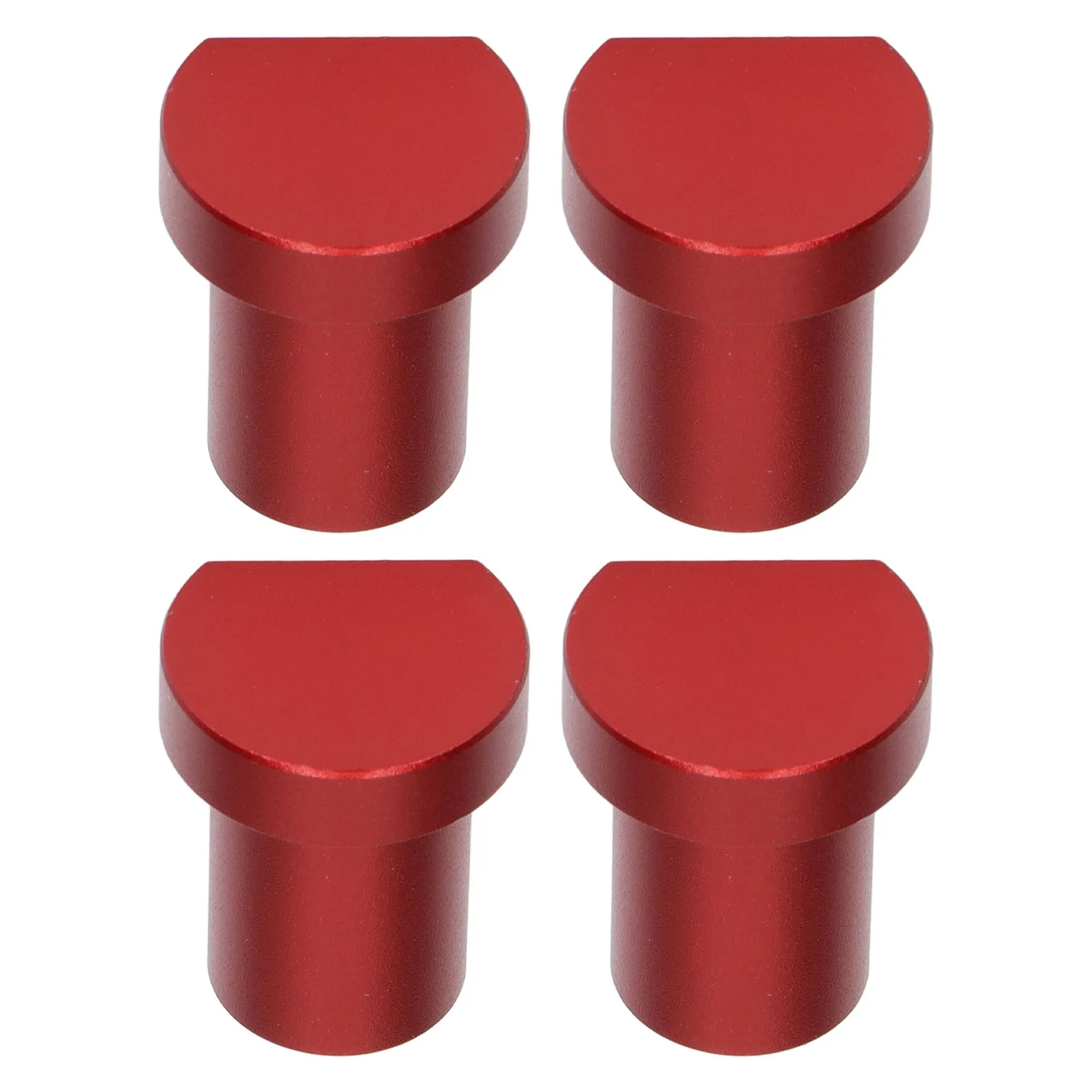 4PCS Woodworking Desktop Limit Blocks Multifunctional Workbench Peg Brake Stops 20mm Diameter Red