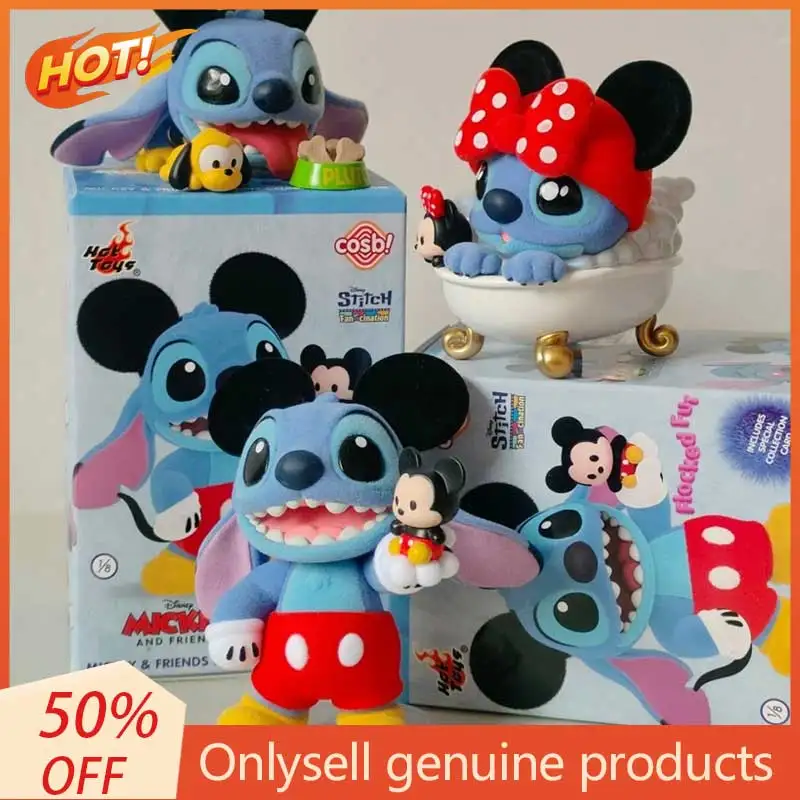 ของเล่นอนิเมะ Hottoys Stitch Mania ซีรีส์ มิกกี้และผองเพื่อน คอสบี บลายด์บ็อกซ์ ฟิกเกอร์ ของสะสม ของเล่นสุดฮิต ของขวัญ