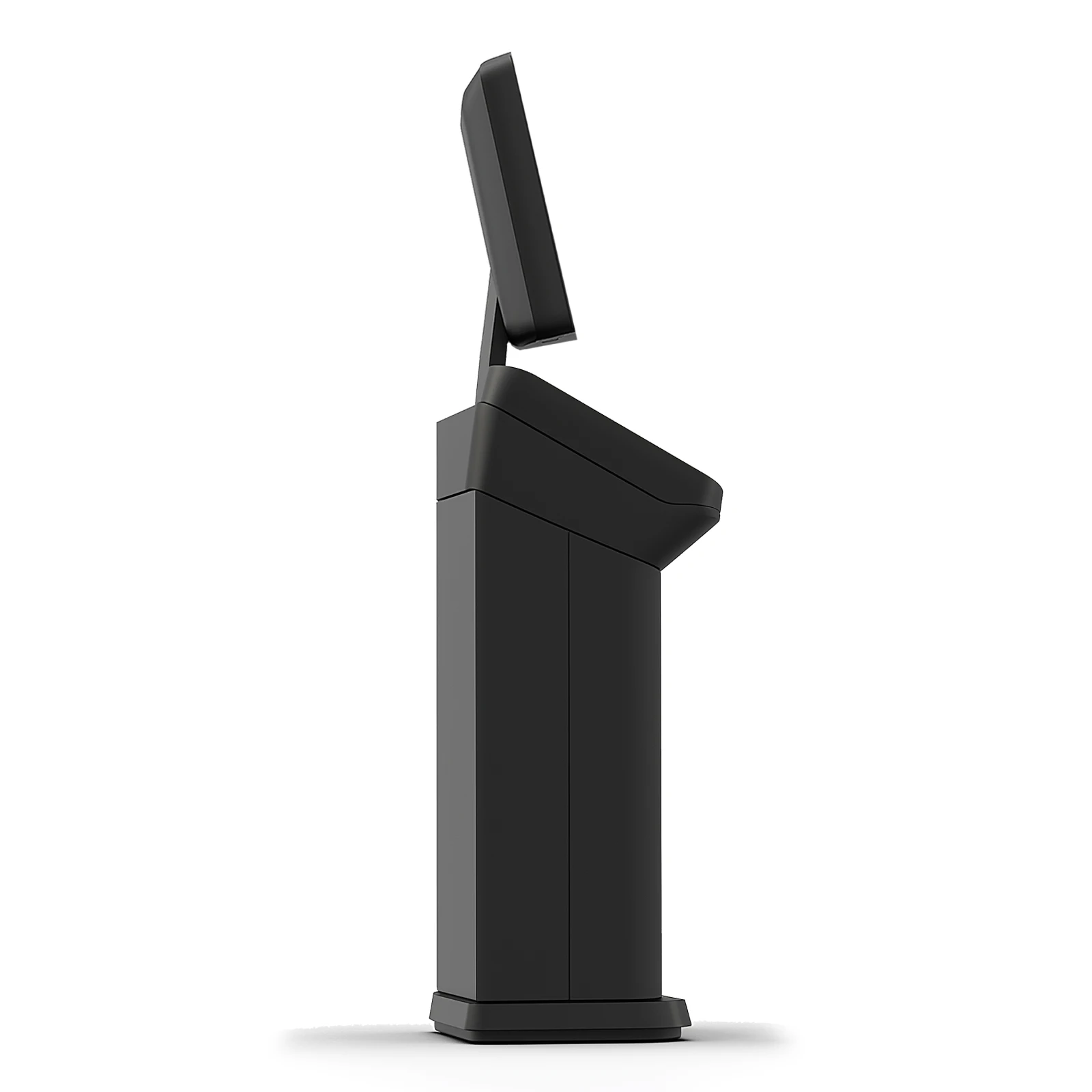 21.5 Inch Self Service Kiosk Cash Register Machine POS System with 80mm Receipt Printer for Fast Food Desktop