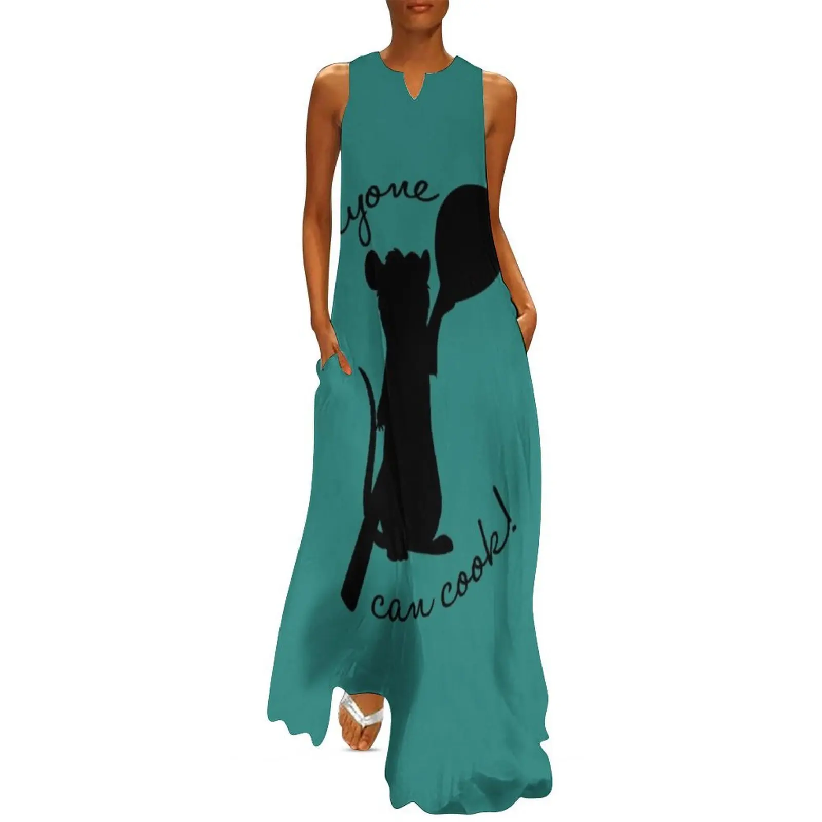 

anyone can cook! Long Dress women's elegant loose dresses Cocktail of dresses birthday dresses for women clothes for women