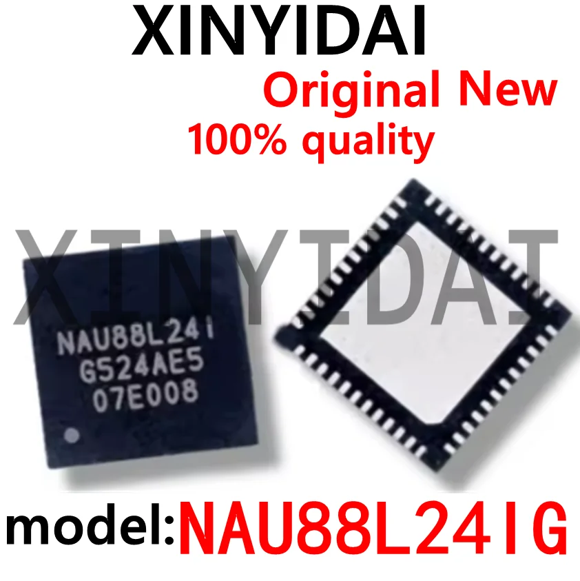 

2PCS New NAU88L24IG NAU88L24I QFN48 Codec chip IC