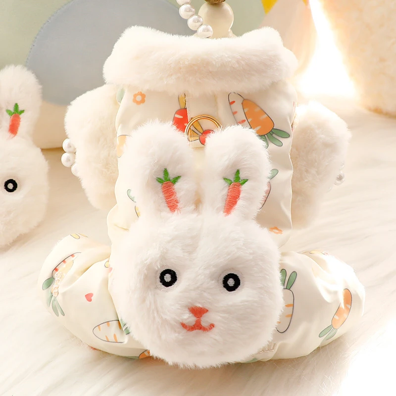 

Thicken Warm Dog Jumpsuit Winter Pet Apparel Yorkshire Pomeranian Poodle Bichon Frise Schnauzer Dog Clothing Coat Puppy Costumes