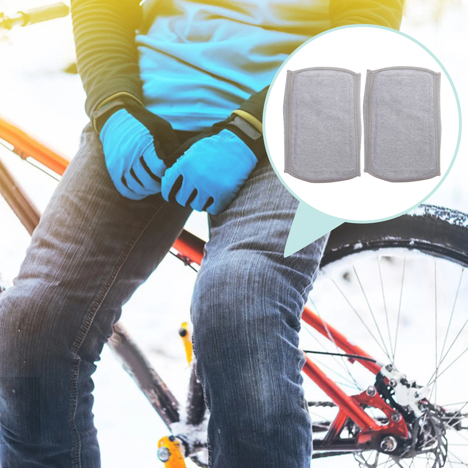 

2pcs Warm Knee Support Thickened Elastic Knit Sleeve For Sports Running Hiking Basketball Men Women Xl Gray