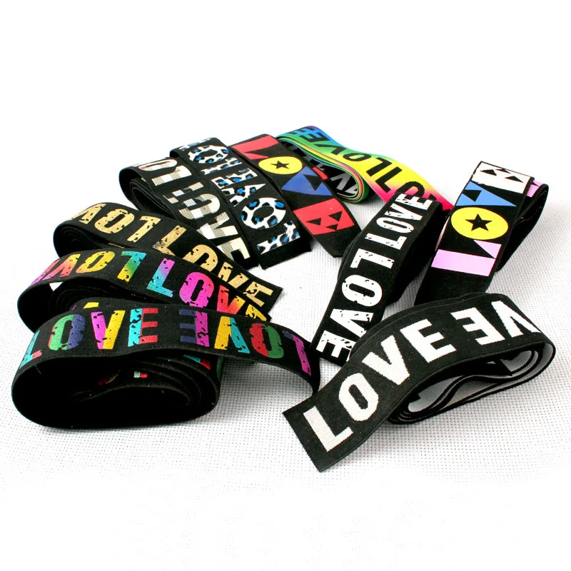 4CM wide love color elastic band / sewing clothing accessories ladies belt / rubber band