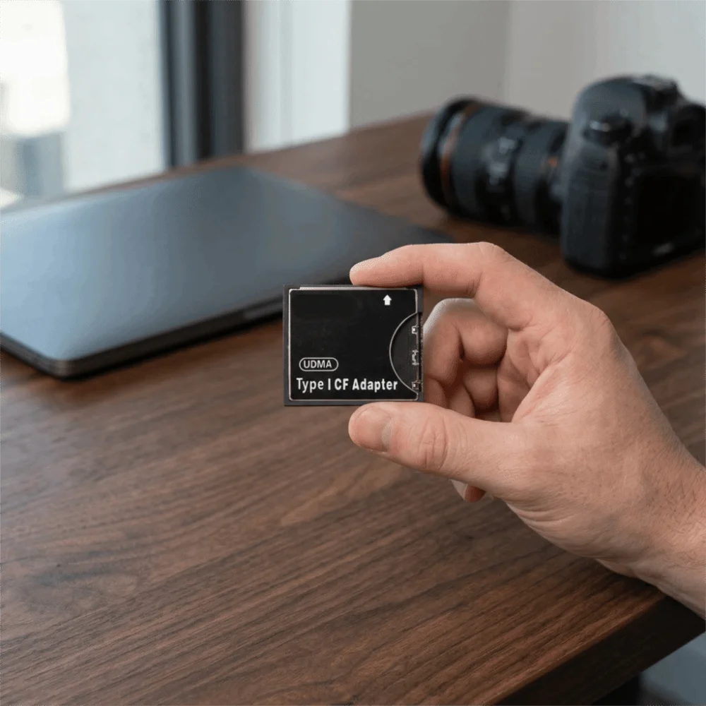 Easy to Use Support Wireless WIFI Storage Card to CF Adapter 2TB TYPE I Interface SD to CF Camera Card Adapter Camera Use