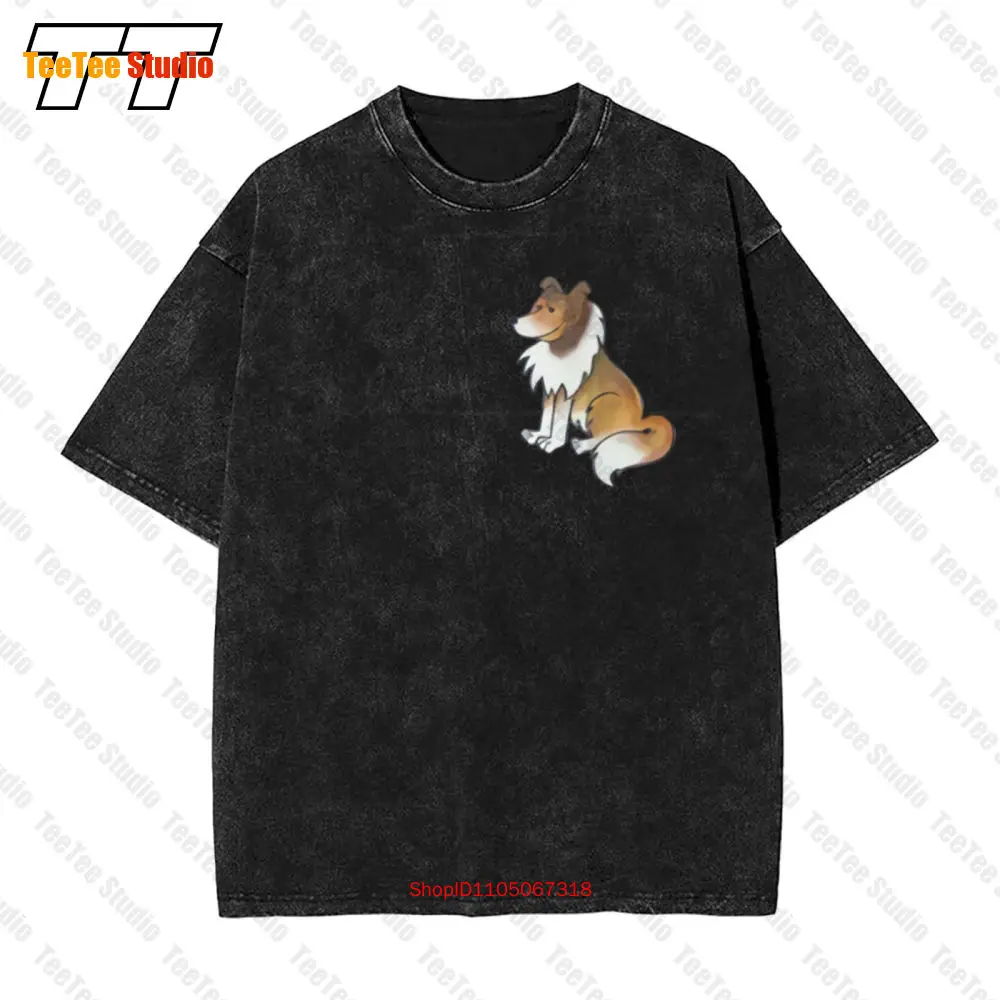 

Sheltie Love Shetlie Vintage Oversized T-Shirt KEC8