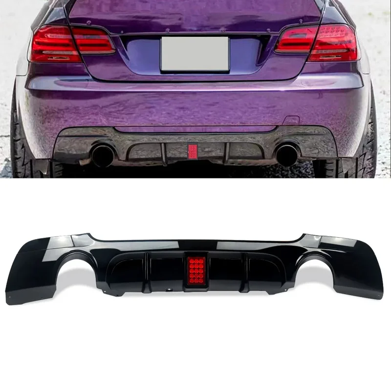 High Quality Gloss Black Rear Bumper Diffuser Lip Auto Body Parts